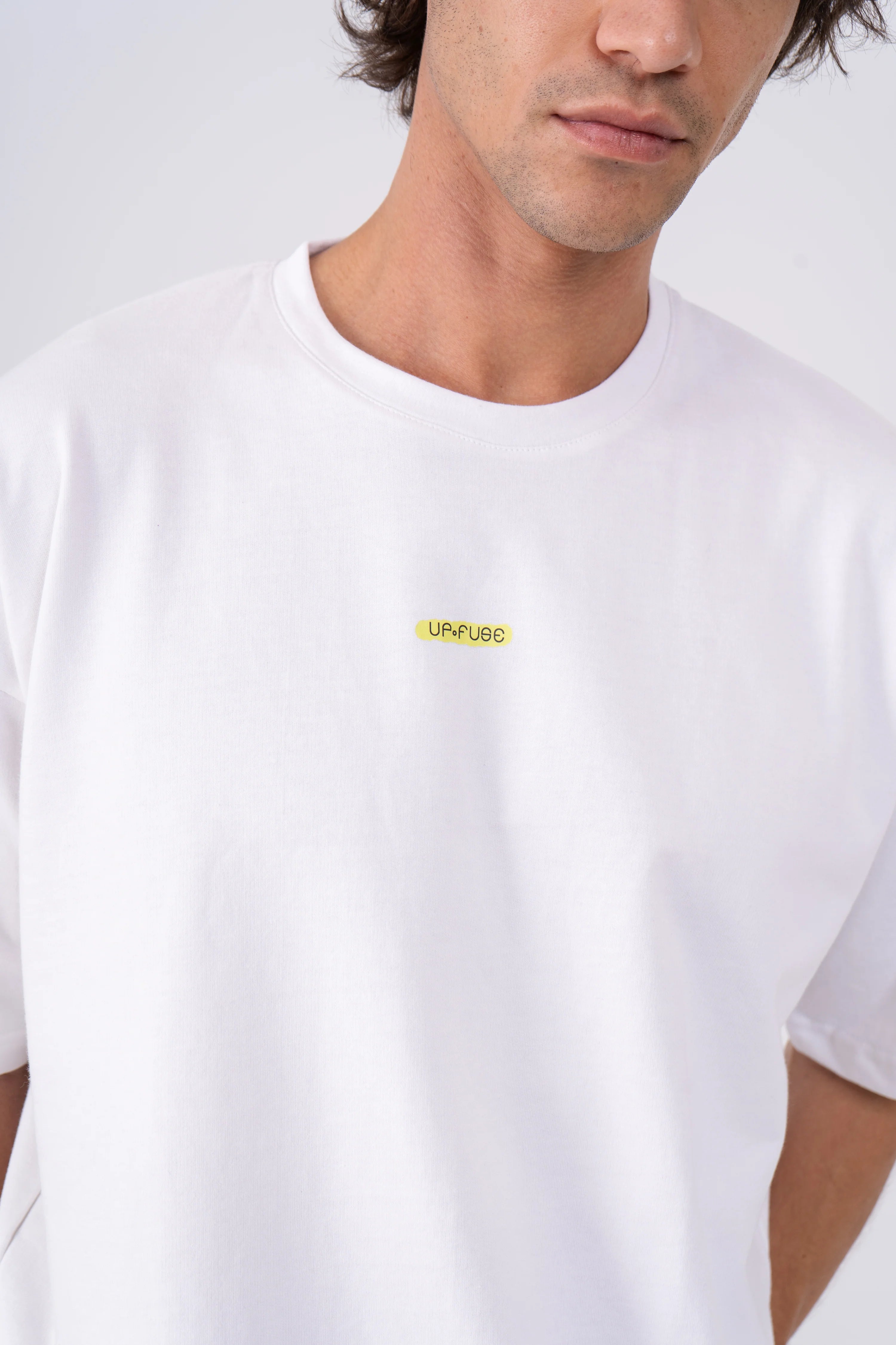 Oversized Crosswords T-Shirt - White
