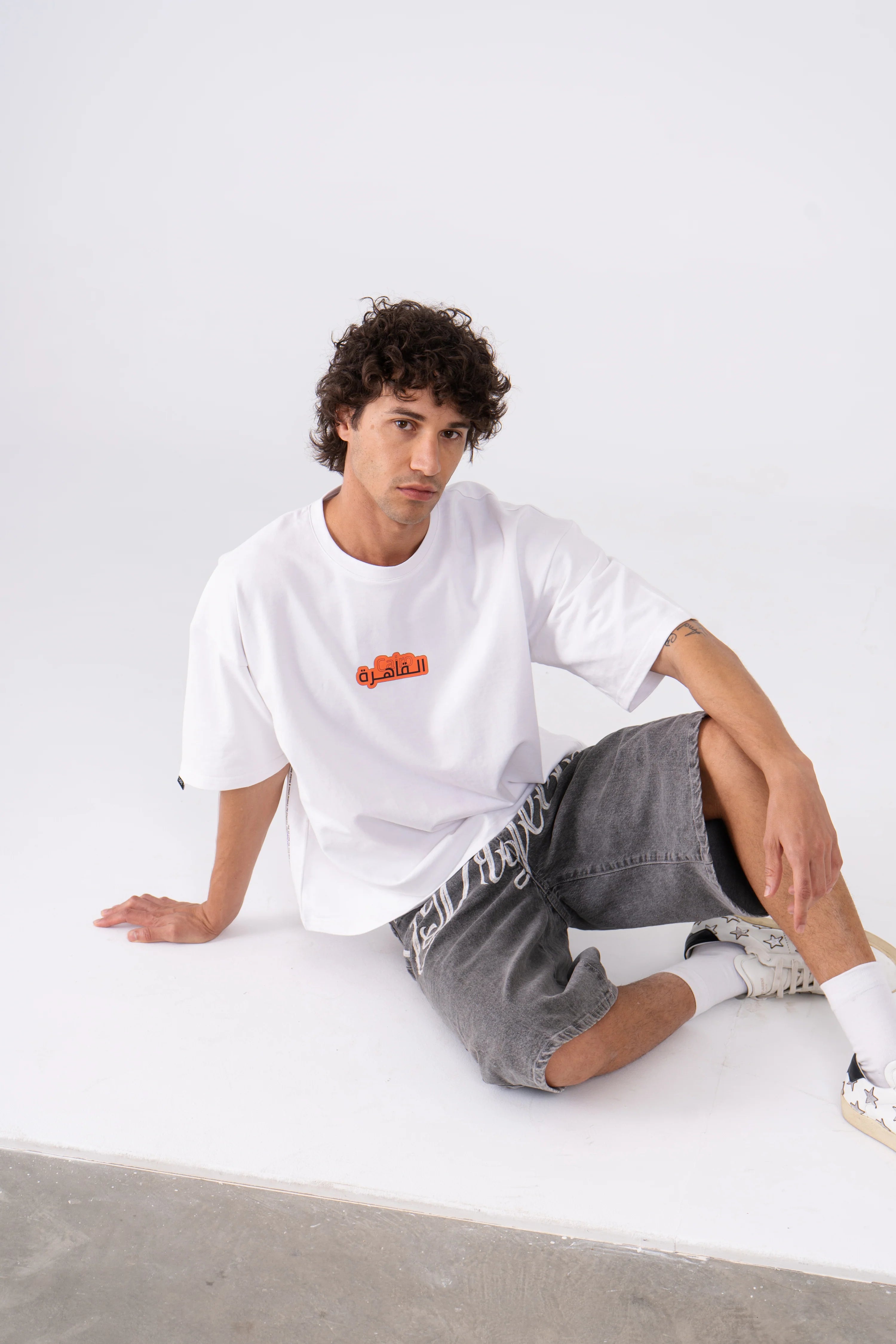 Oversized Monopoly T-shirt - Downtown Cairo Edition - White