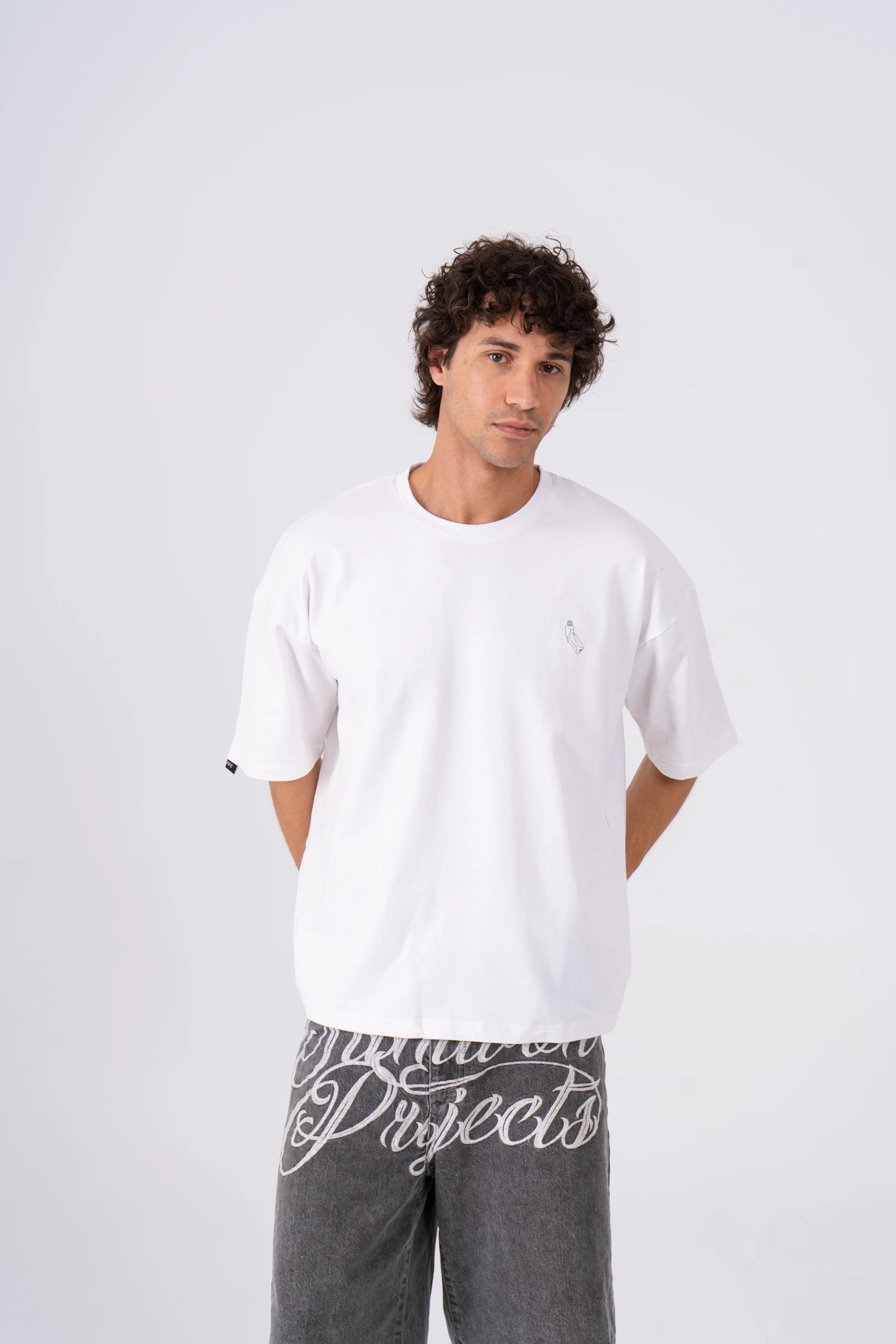 Oversized Wasted T-Shirt - White