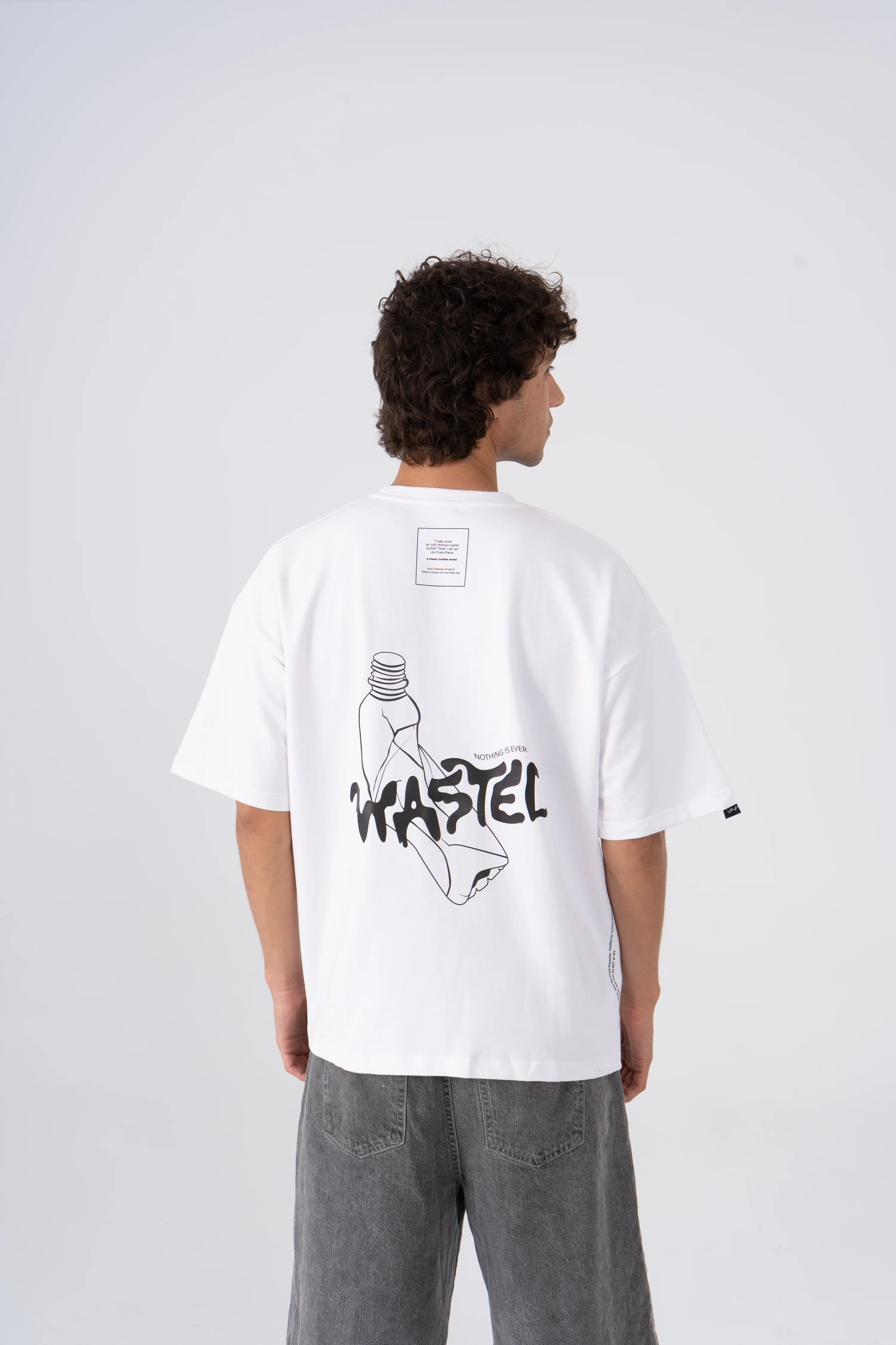 Oversized Wasted T-Shirt - White
