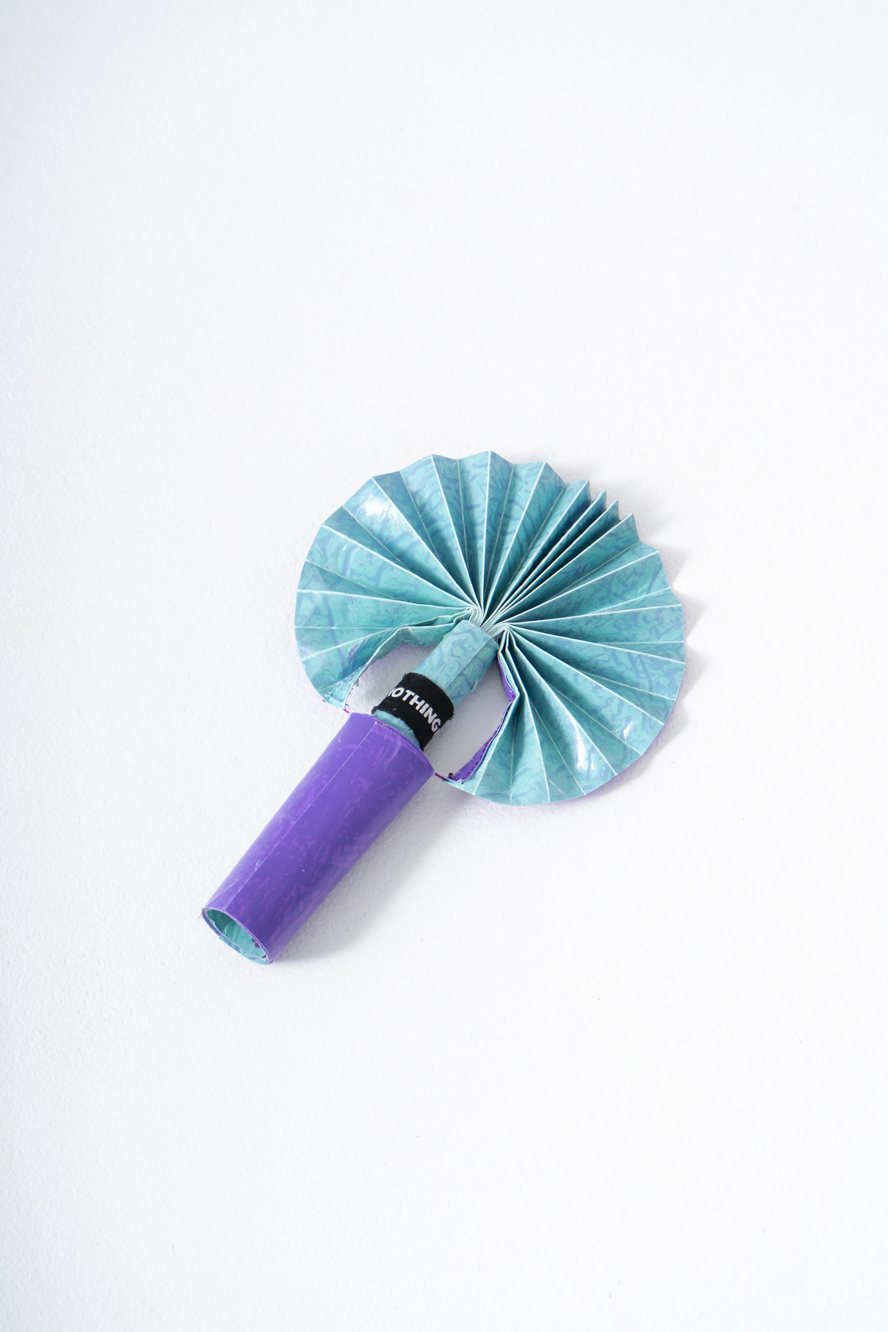 Bloom Fan - Purple Squares