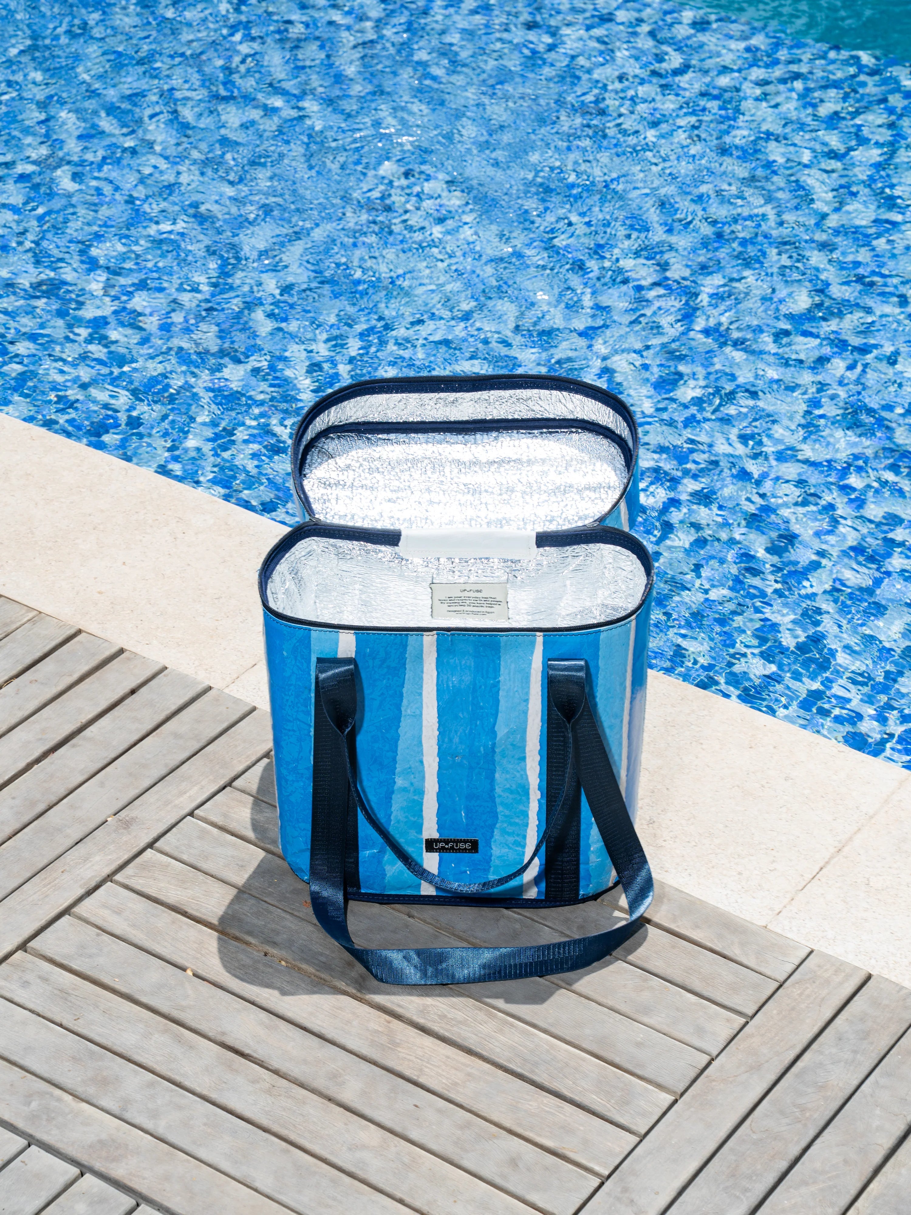 Insulated Tote - Deep Blue