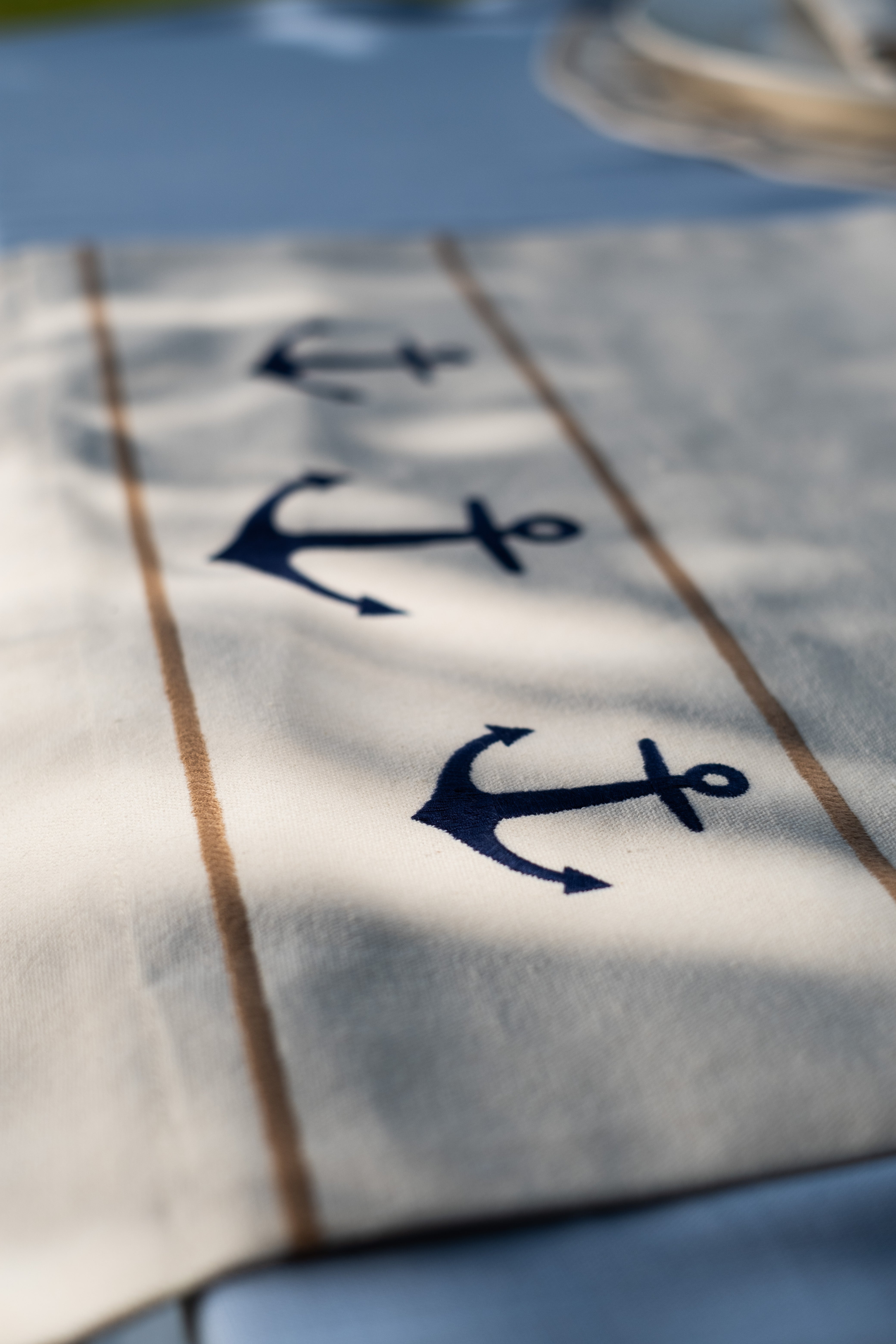 Salty Anchor Table Runner