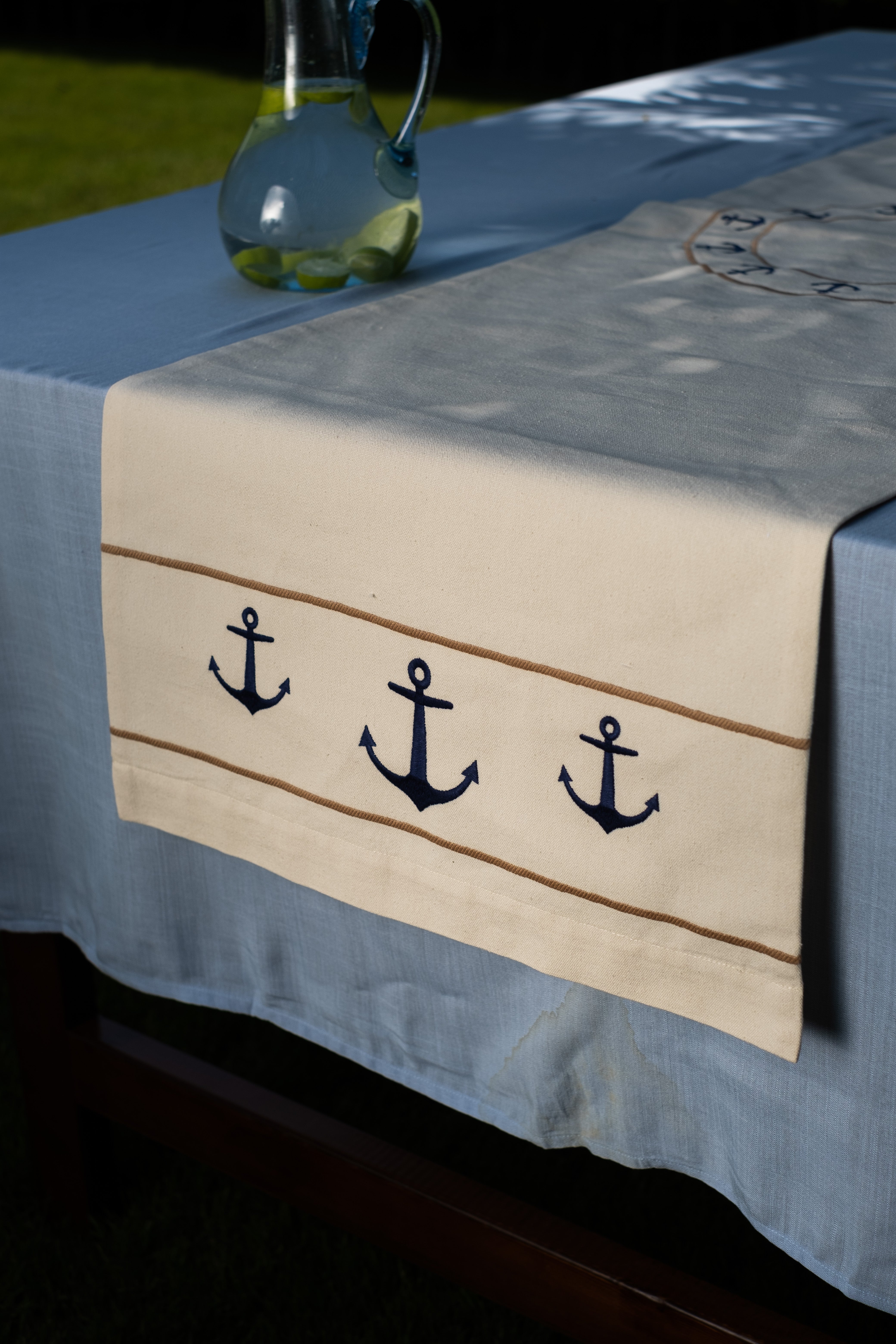 Salty Anchor Table Runner