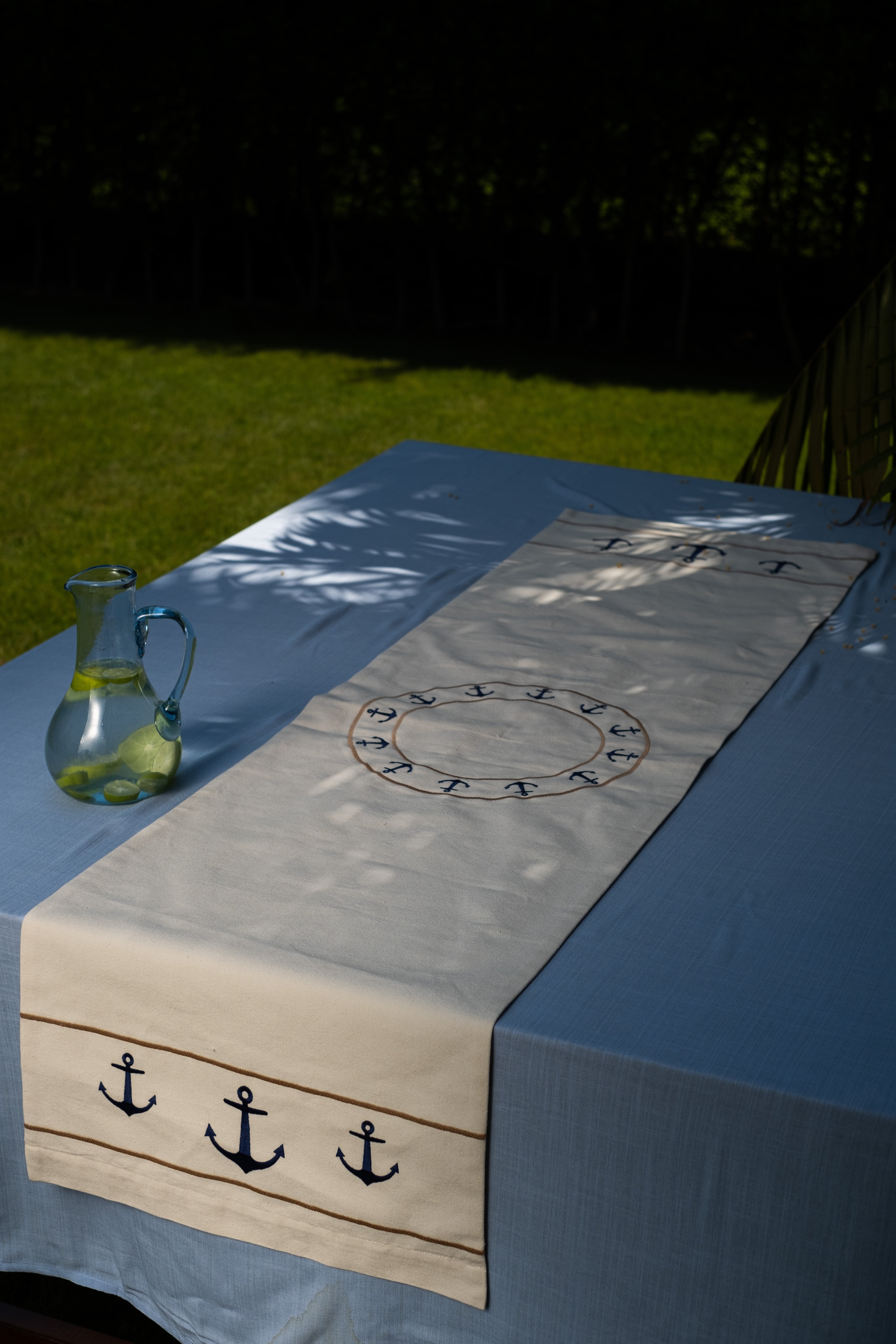 Salty Anchor Table Runner