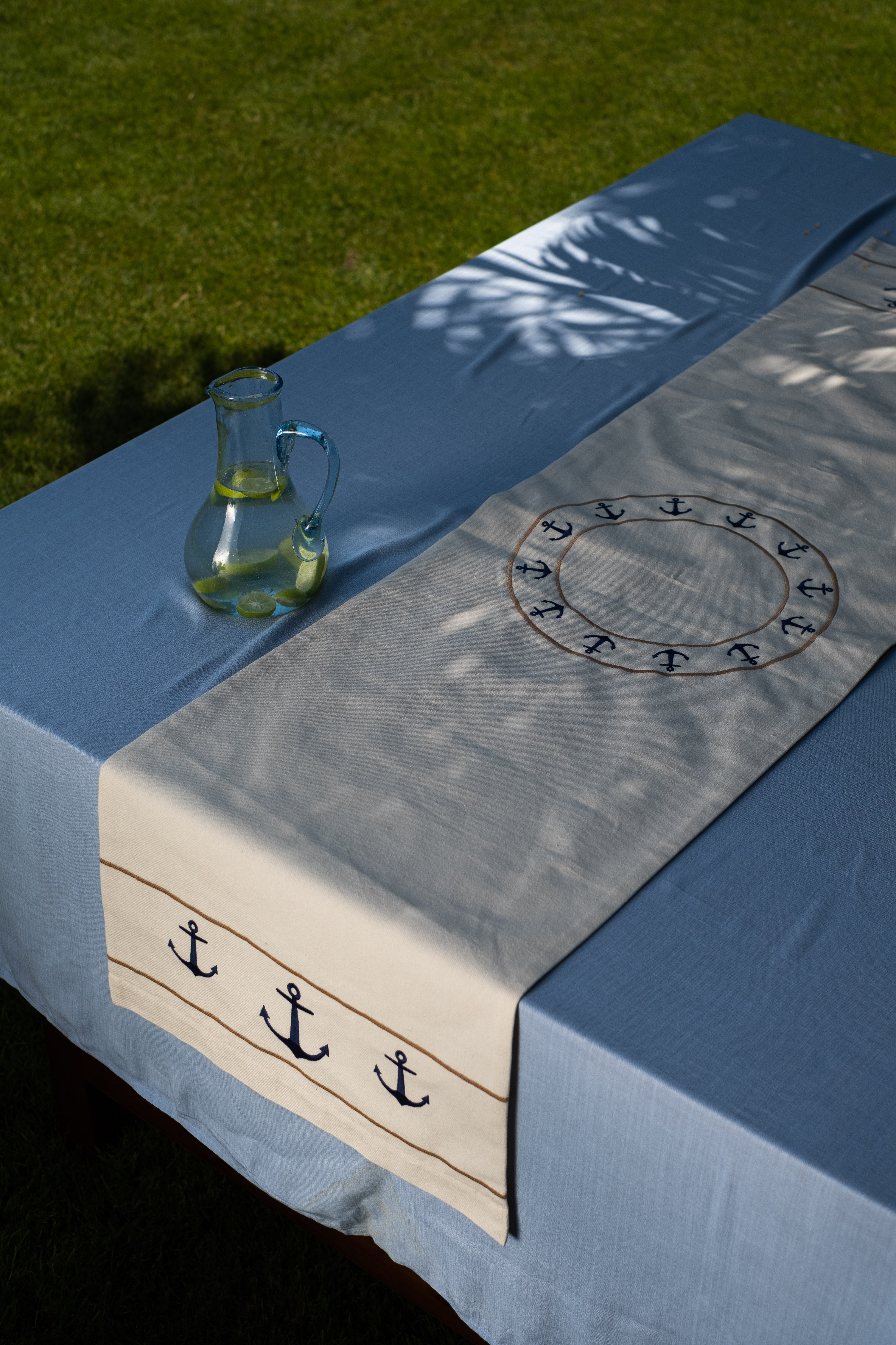 Salty Anchor Table Runner