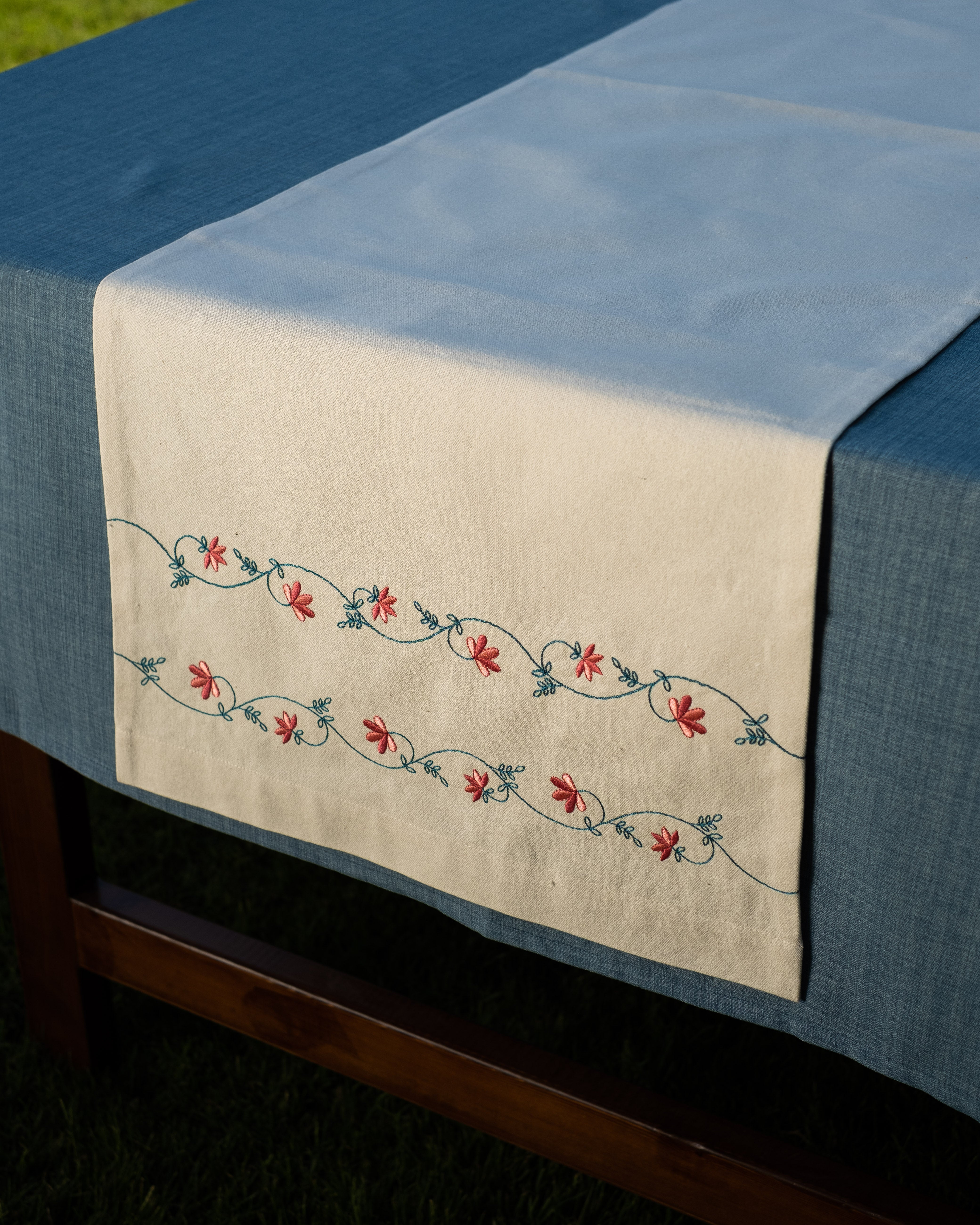 Spring Blossom Table Runner