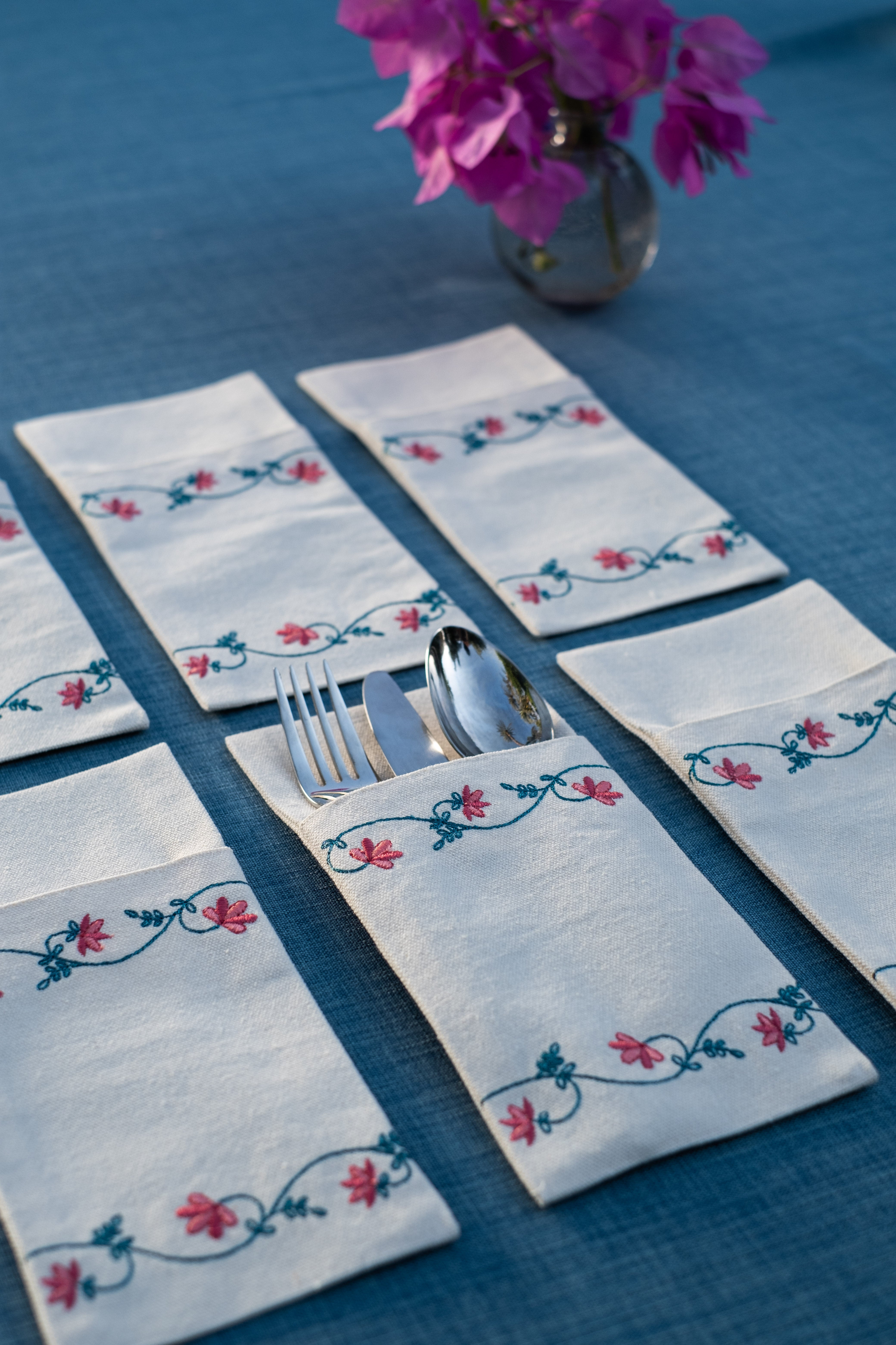 Spring Blossom Cutlery Holder Set