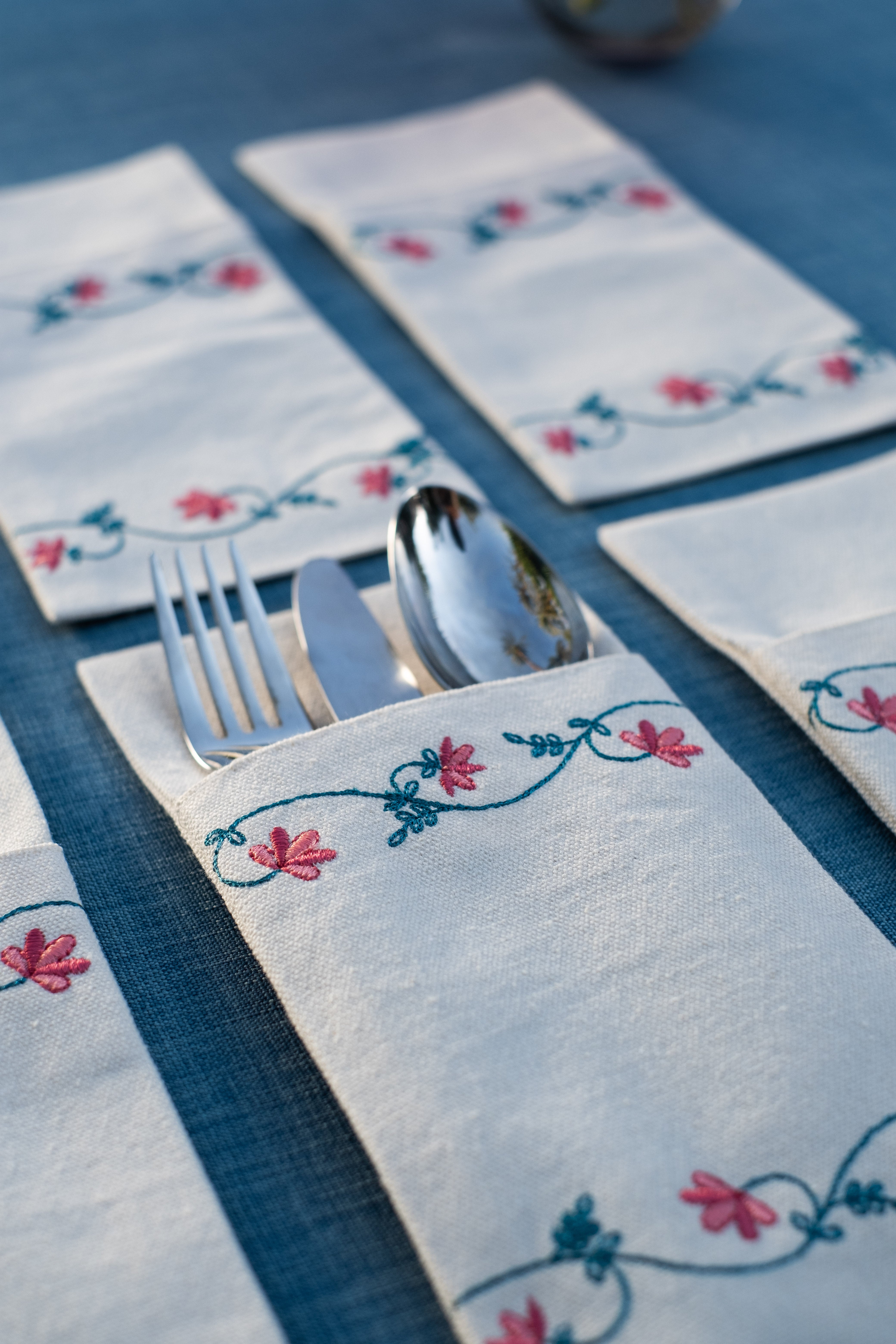 Spring Blossom Cutlery Holder Set