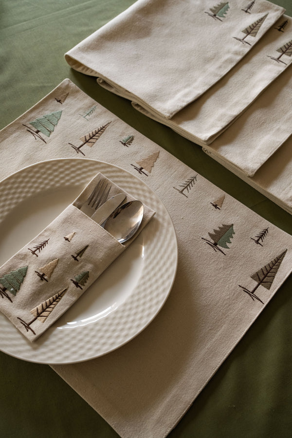 Whimsical Winter Placemat Set