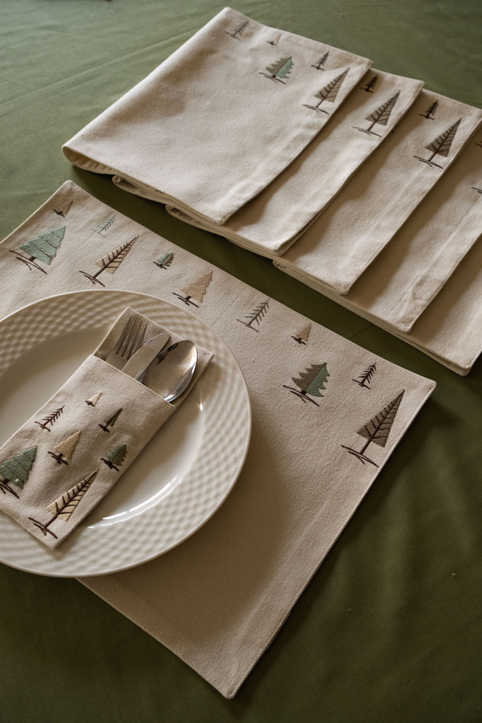 Whimsical Winter Placemat Set