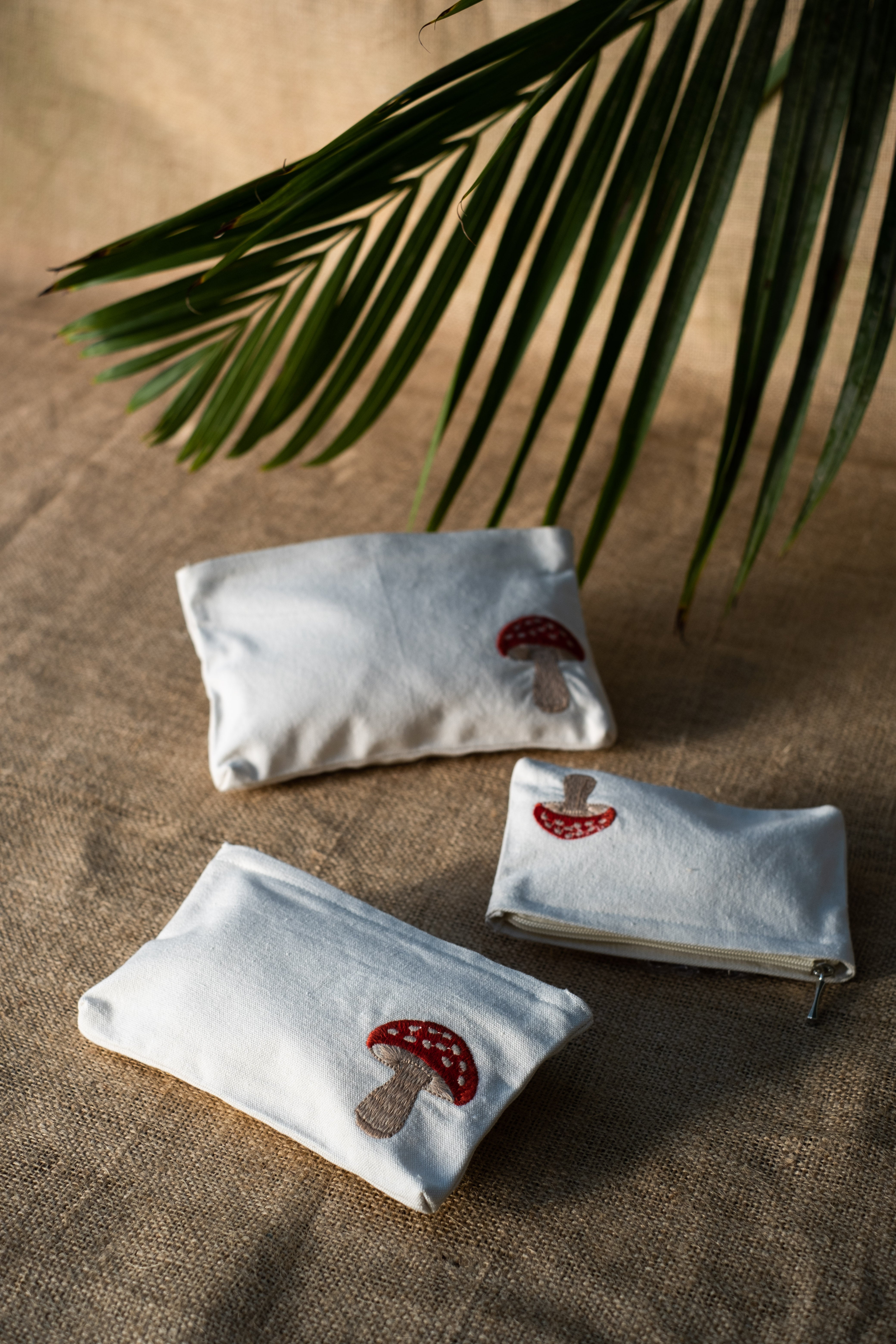 Mushroom Upcycled Pouch
