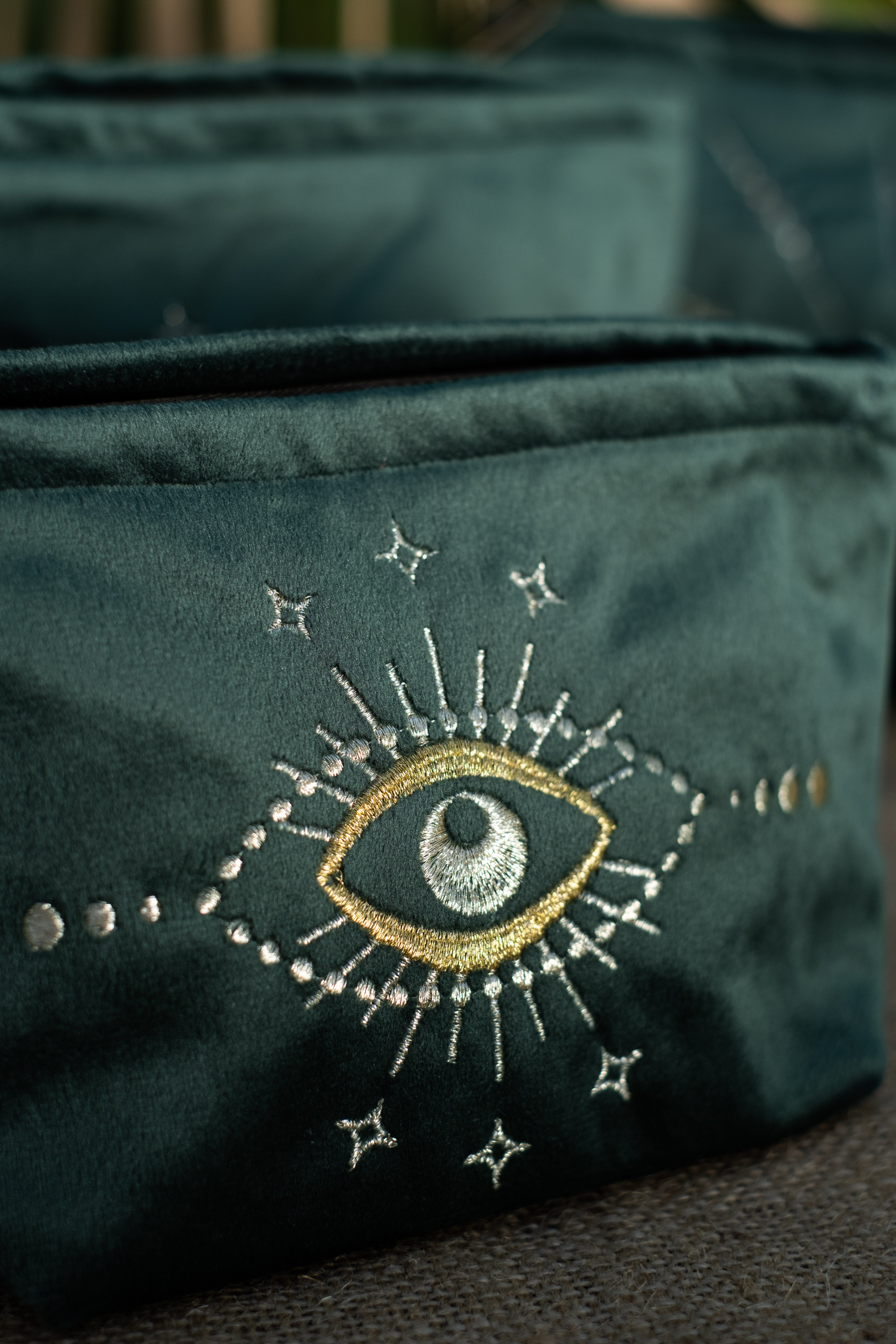 Emerald Velvet Lunara Pouch