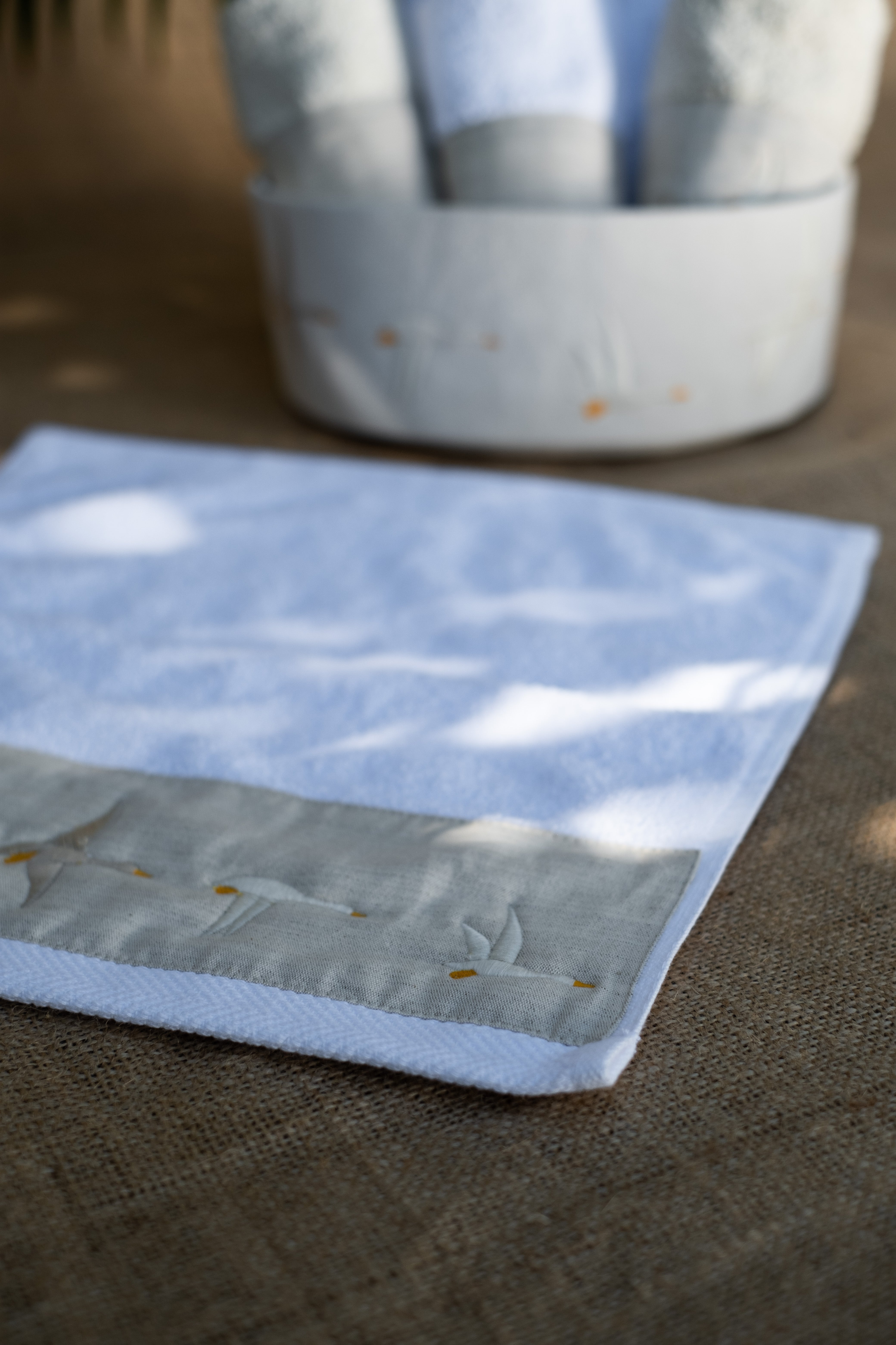 Feather Flock  Guest Towels Set