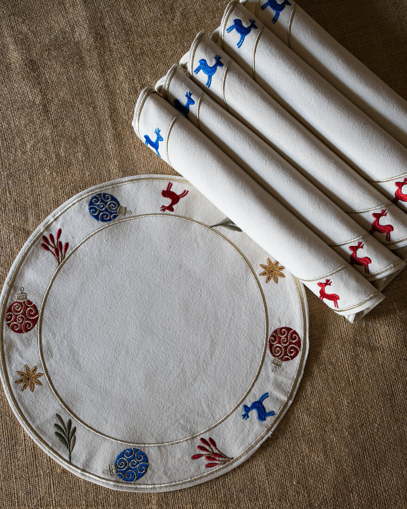 Festive ornaments Placemat Set