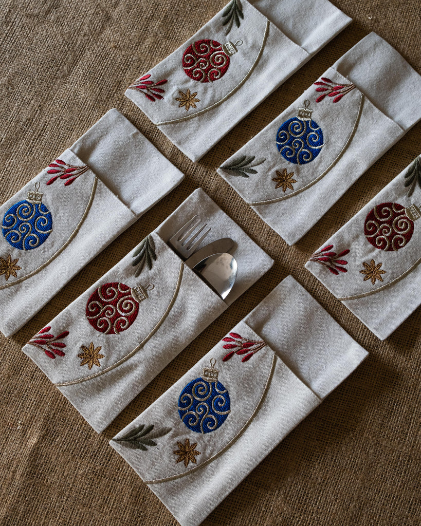 Festive ornaments Holder Sleeve Set