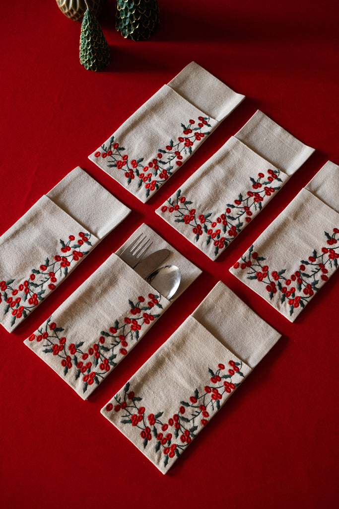 Berry Bliss Cutlery Holder Set