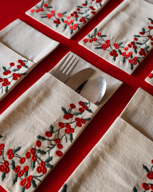 Berry Bliss Cutlery Holder Set