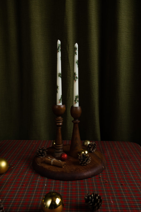 Winterberry Taper Candle