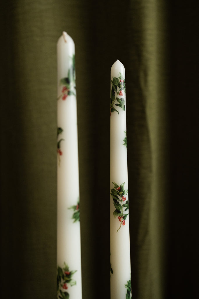 Winterberry Taper Candle