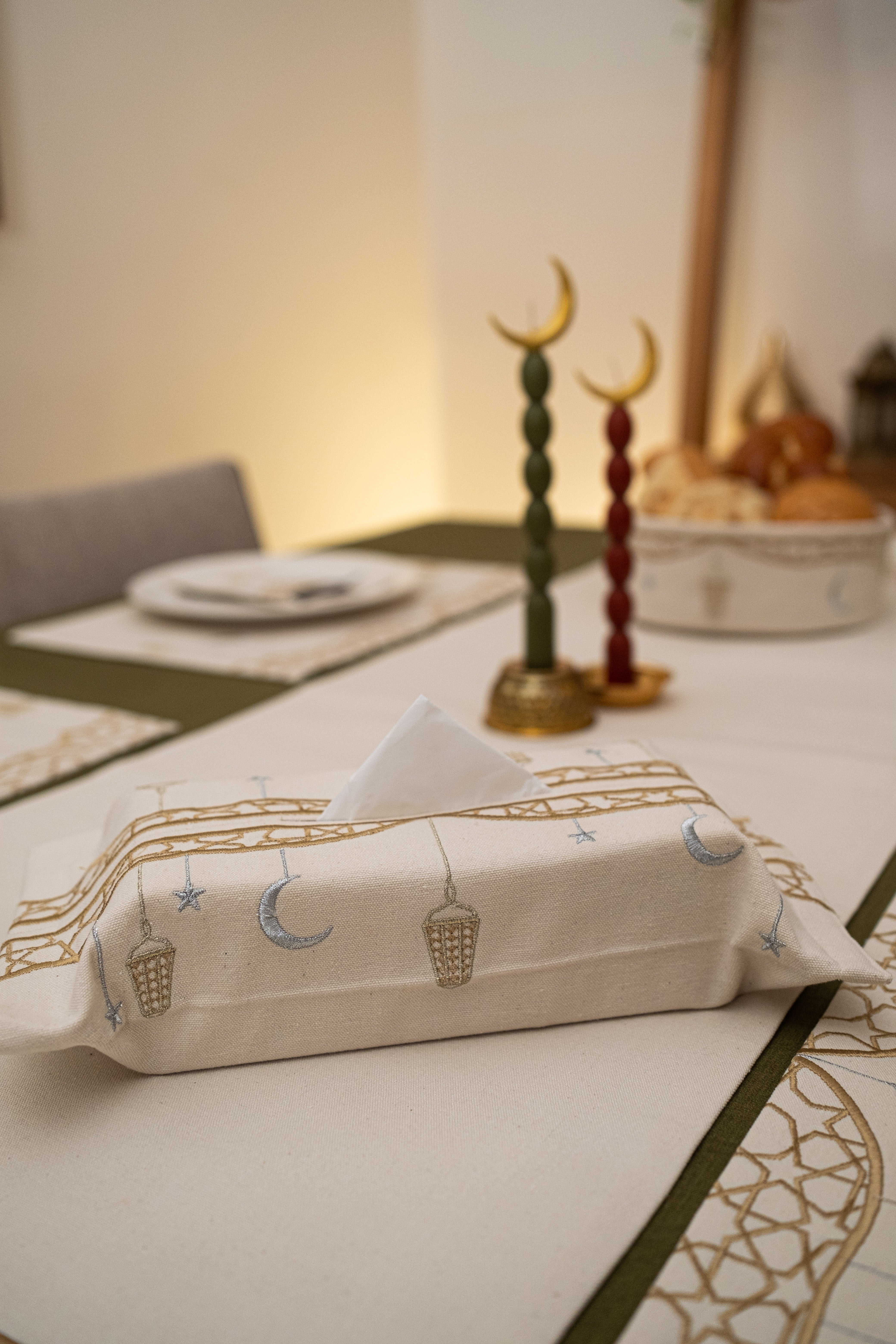 Mashrabiyah Lights Tissue Box Cover