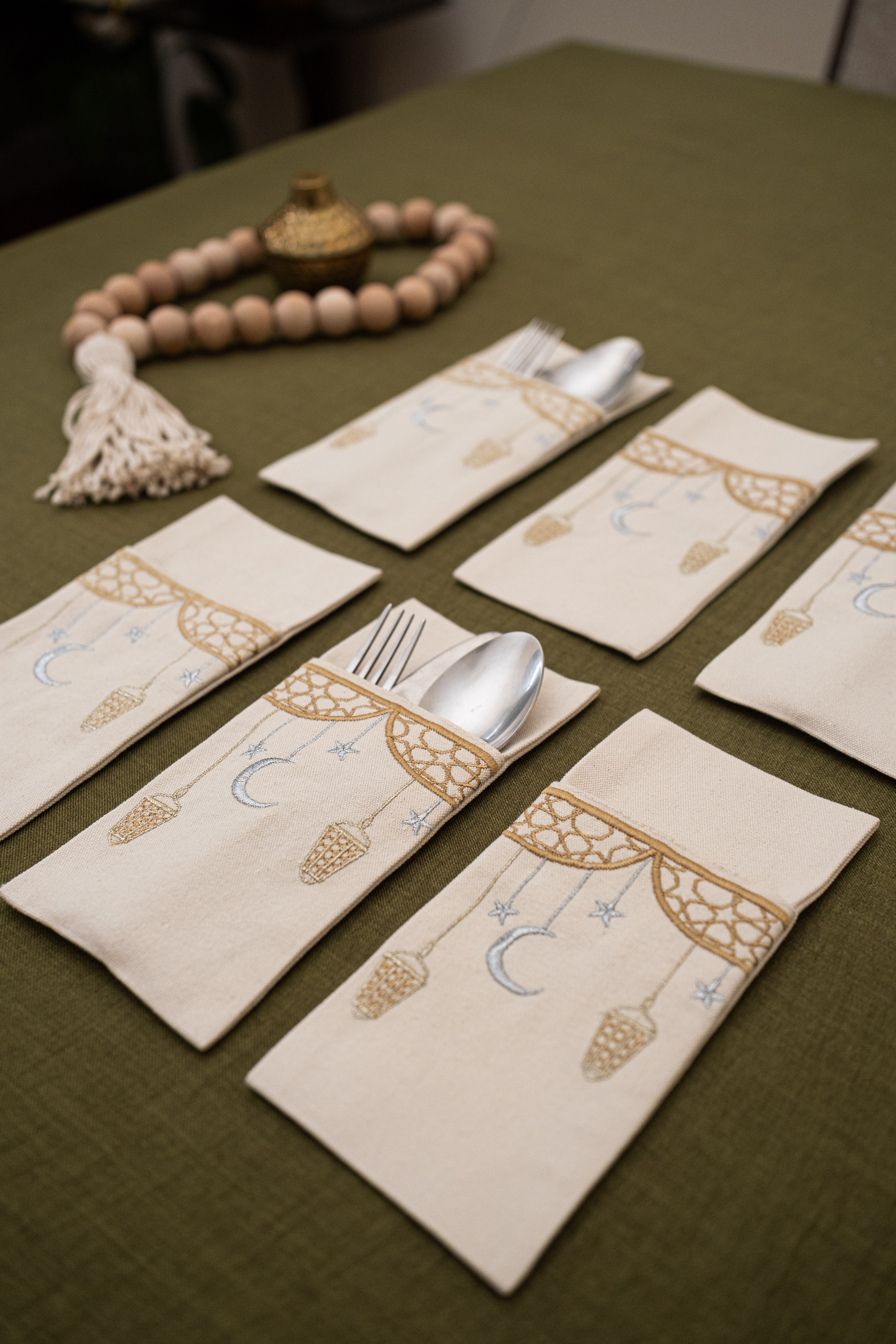 Mashrabiyah Lights Cutlery Holder Set