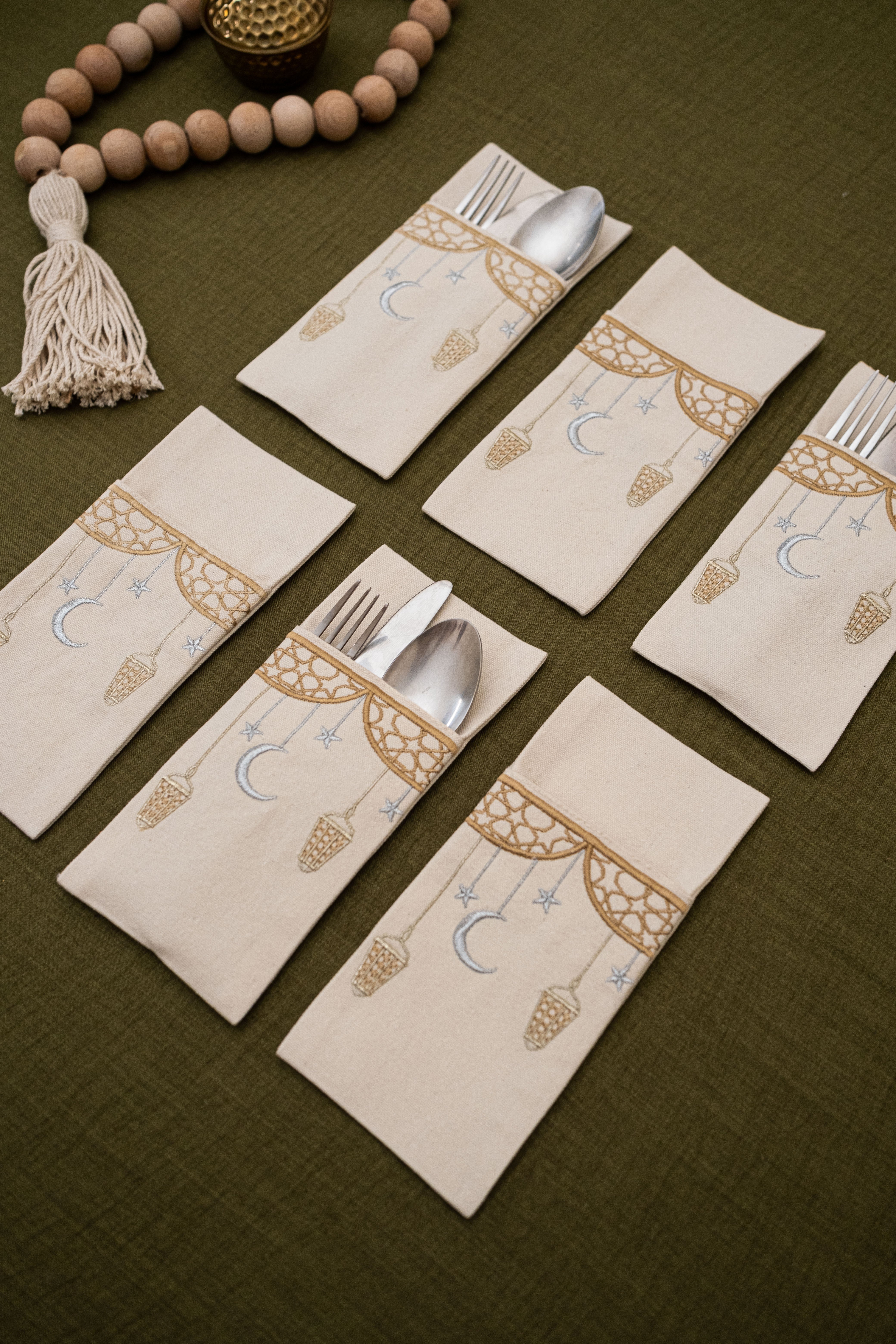 Mashrabiyah Lights Cutlery Holder Set