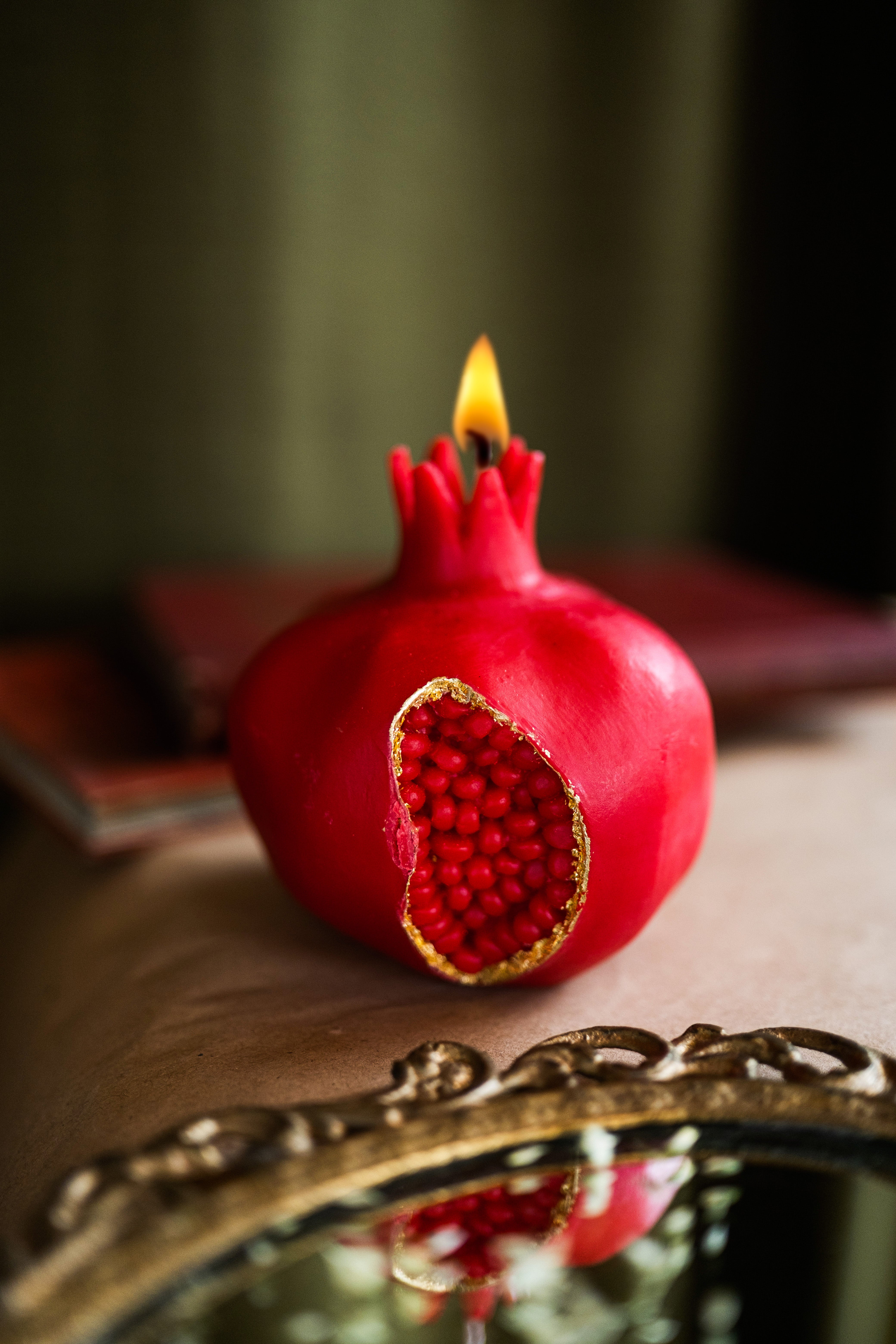 Pomegranate Candle