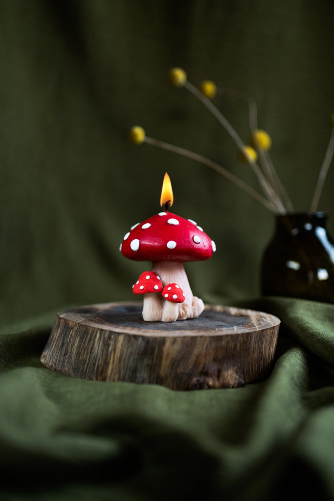Mushroom Candle