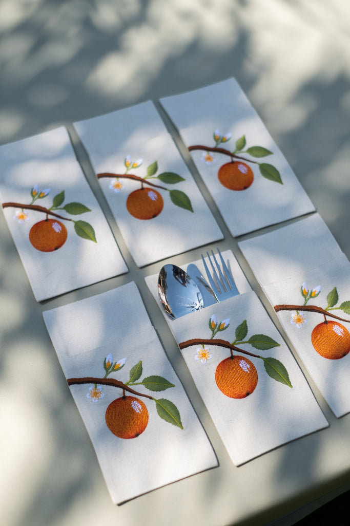 Citrus Dream Cutlery Holder Set