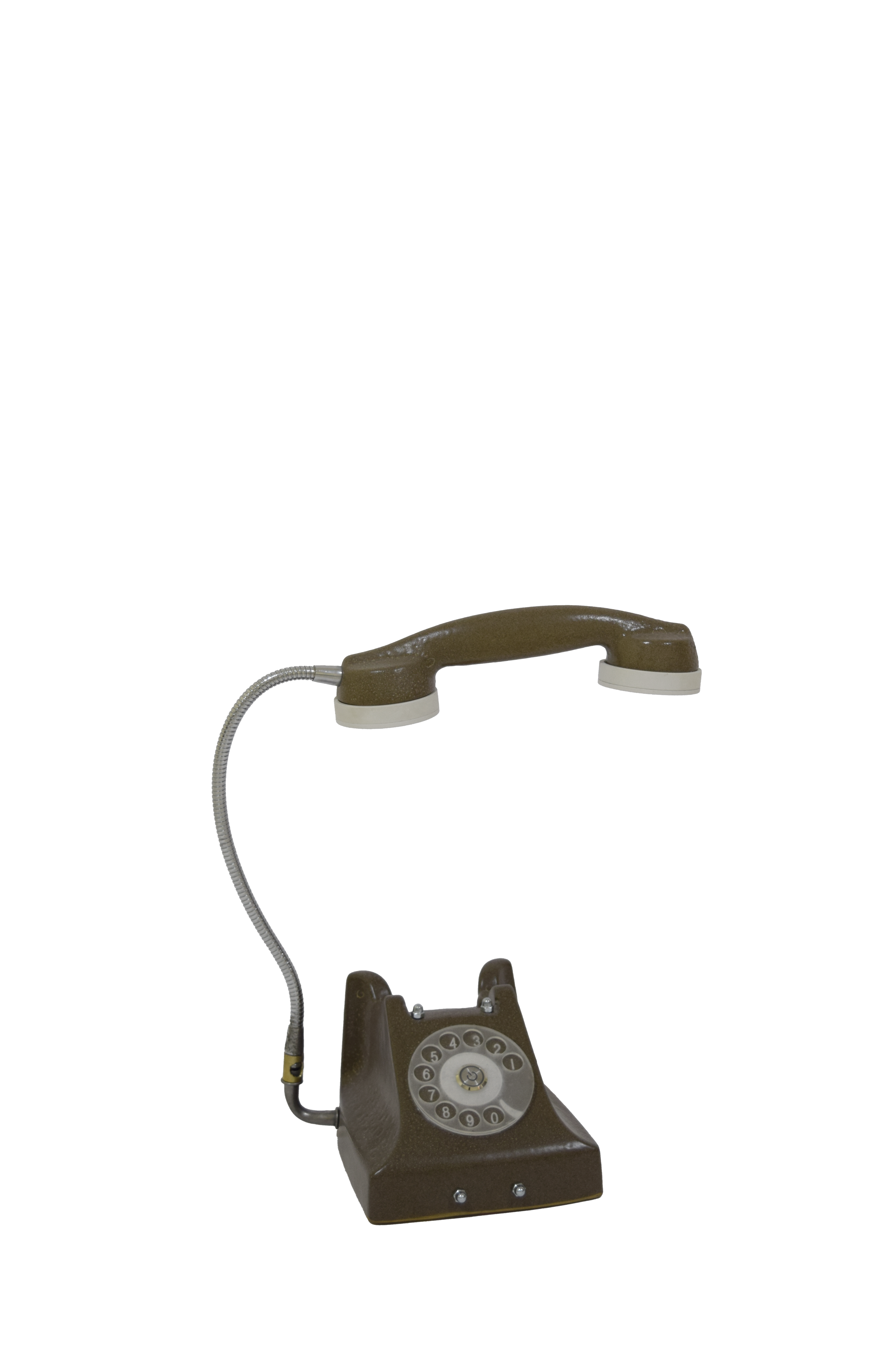 Glazed Phone-Table Lamp