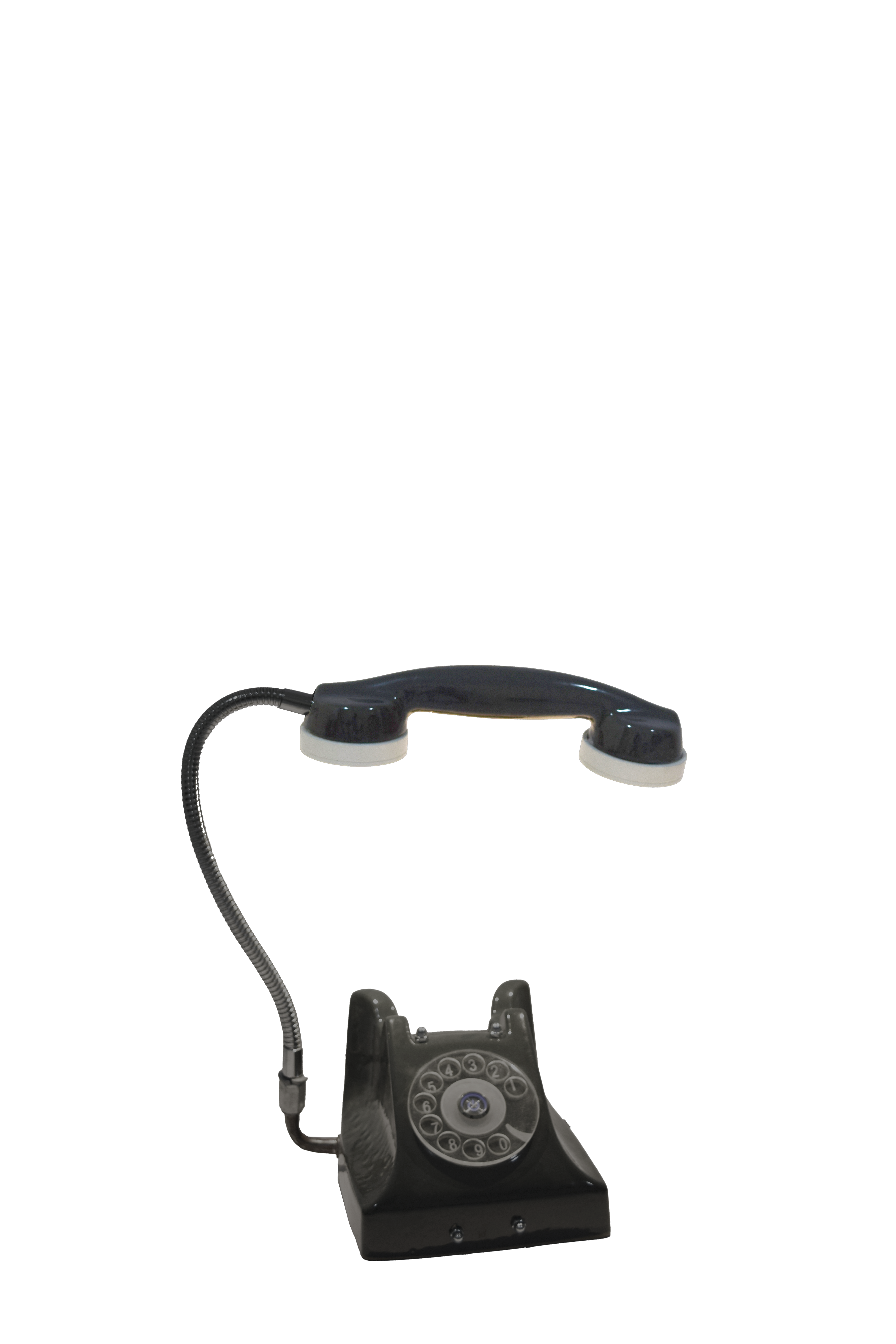 Glazed Phone-Table Lamp