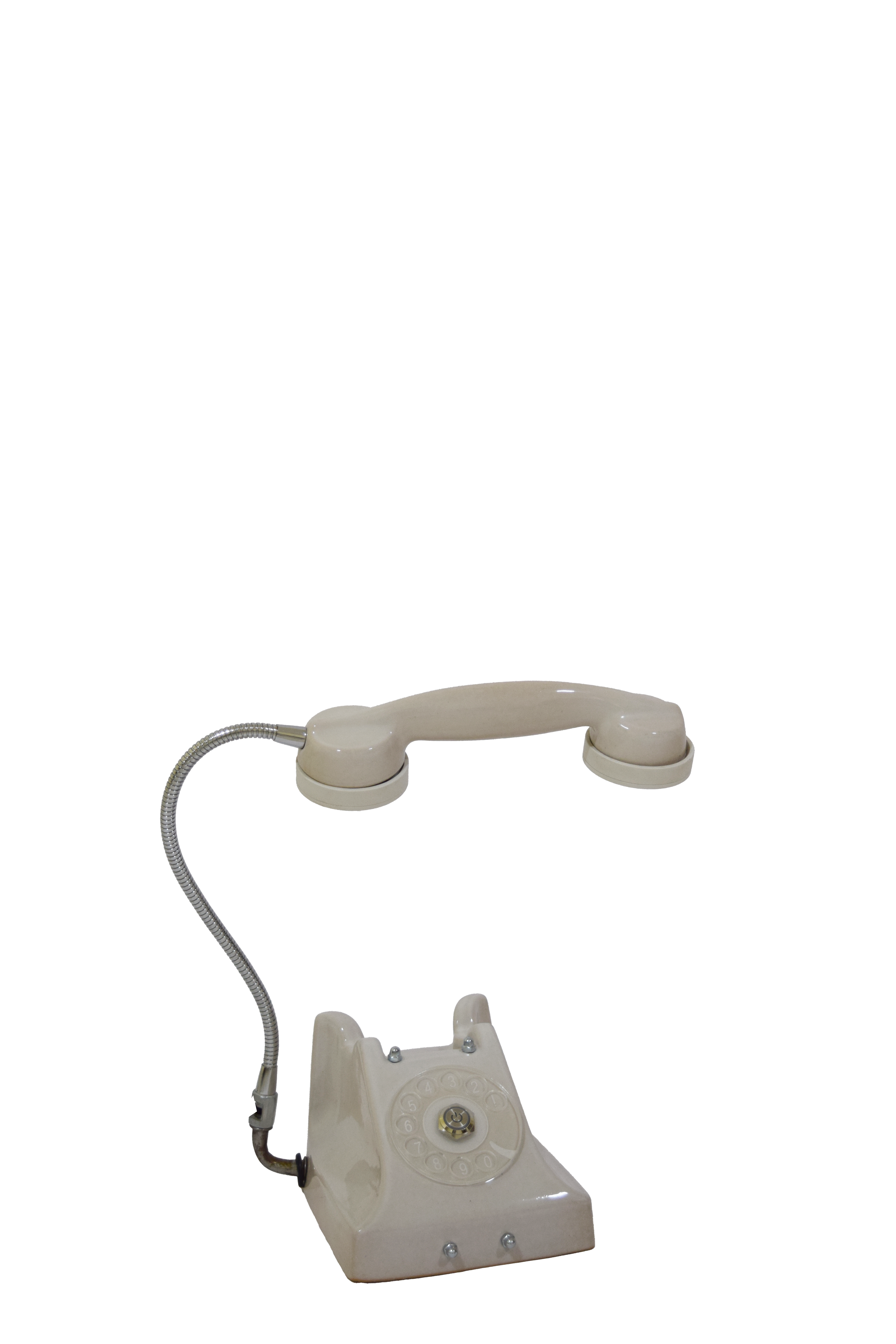 Glazed Phone-Table Lamp