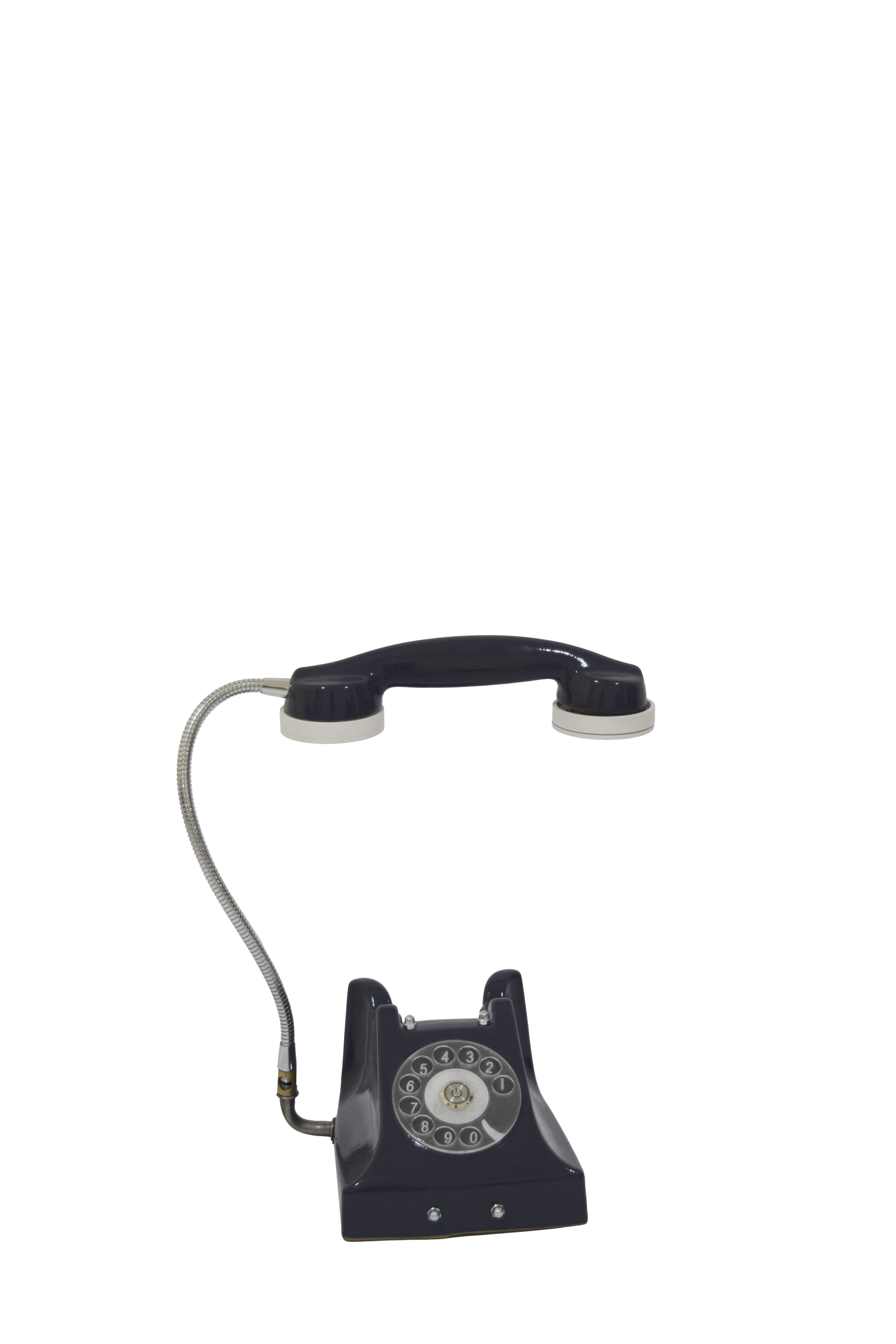 Glazed Phone-Table Lamp