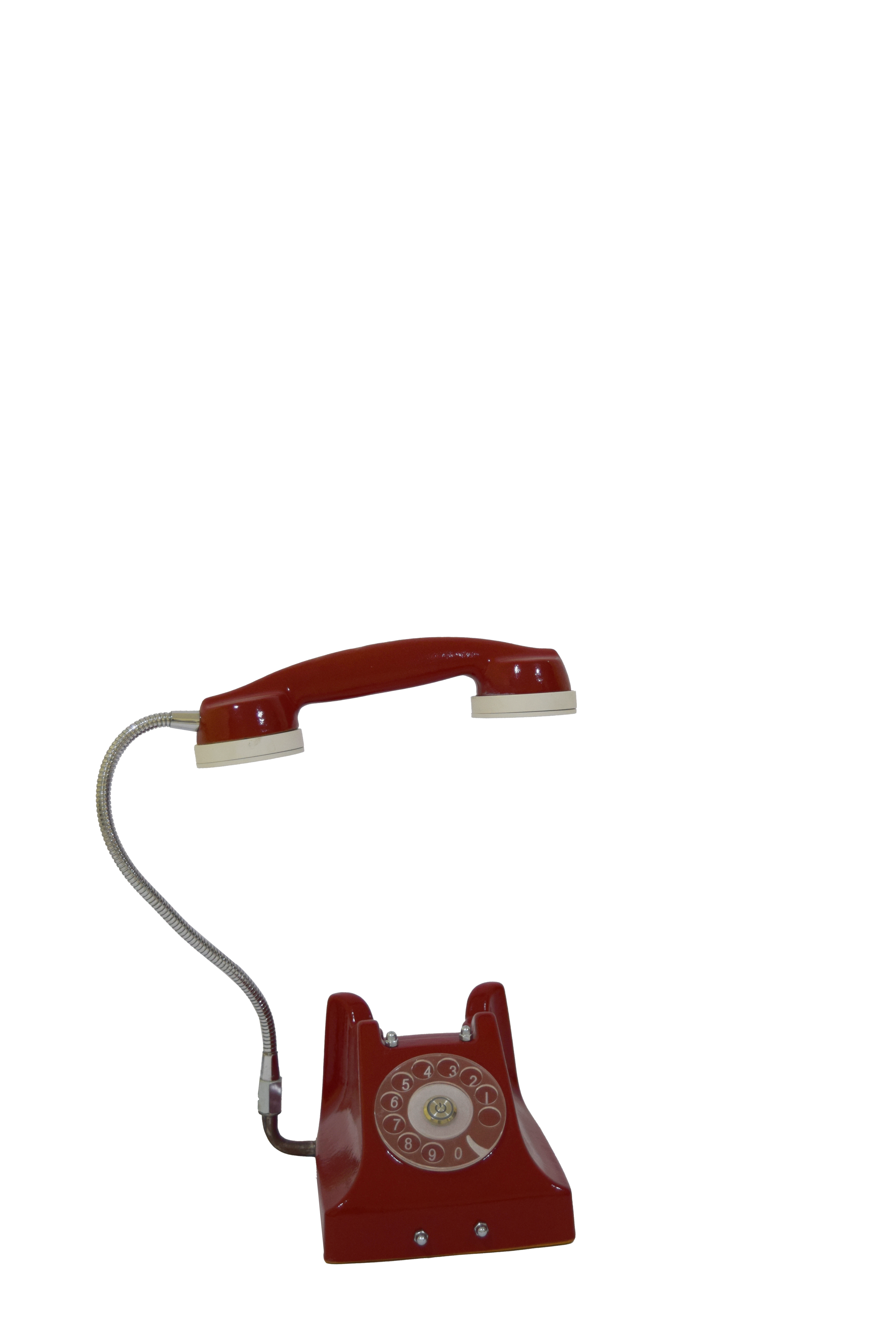 Glazed Phone-Table Lamp