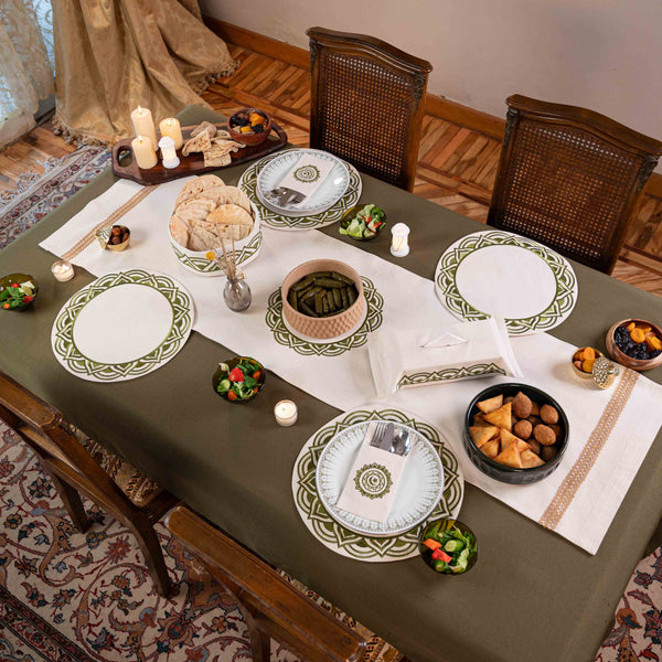 Crescent Mandela Table Runner