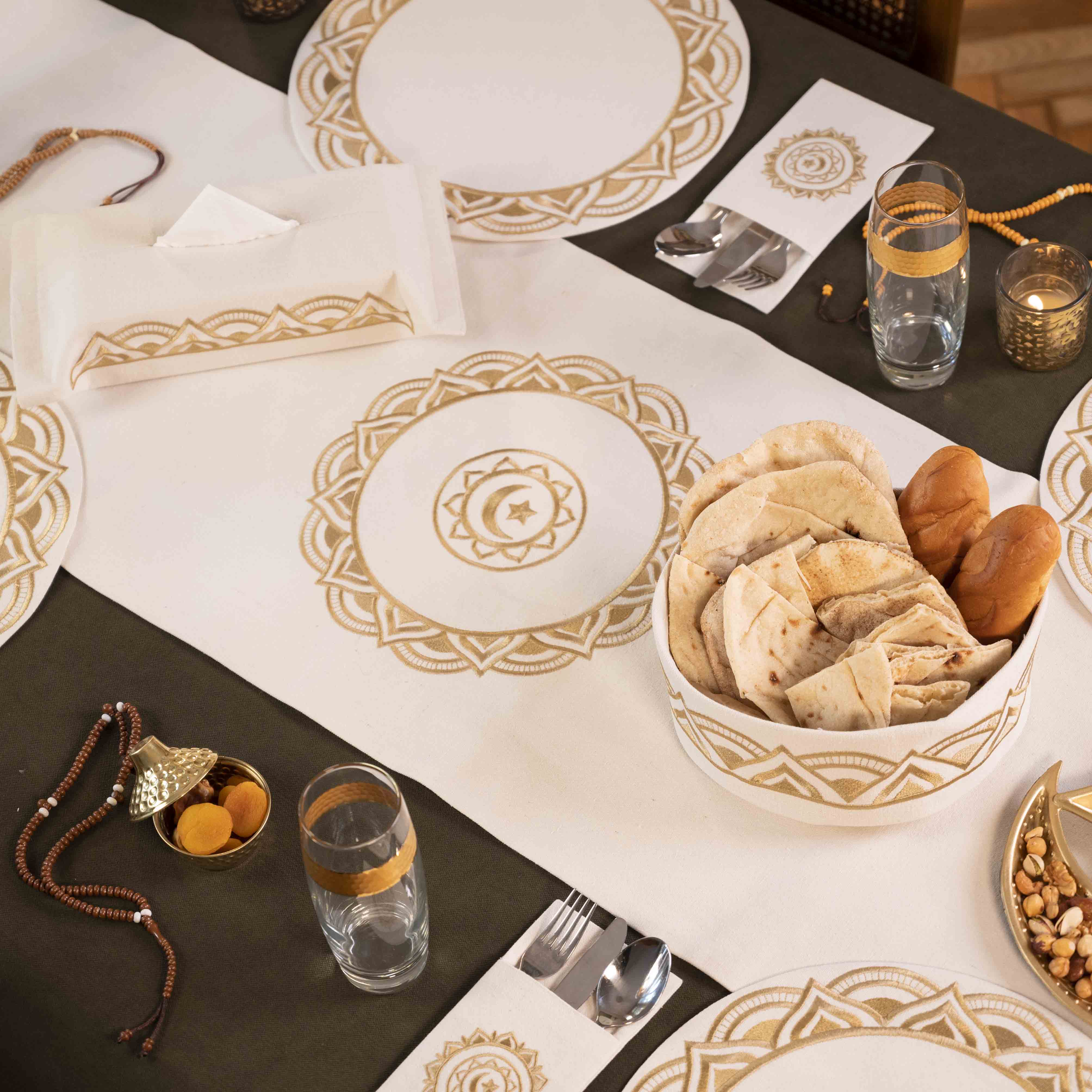 Crescent Mandela Table Runner