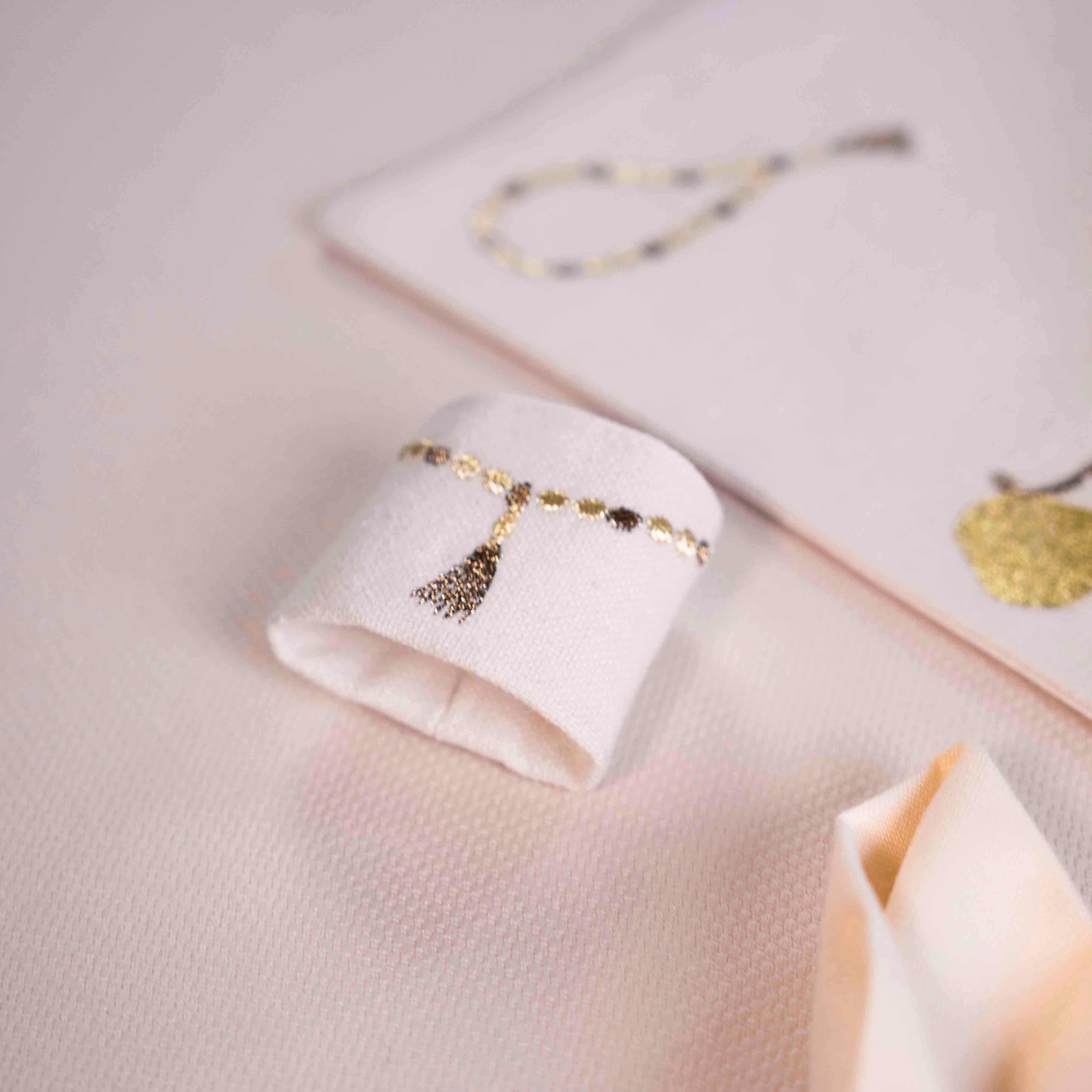 Sebha Napkin Holder Ring Set