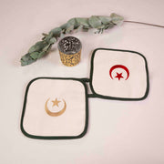 Holy Crescent Oven Mittens