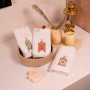 Pastel Lanterns Guest Towels Set