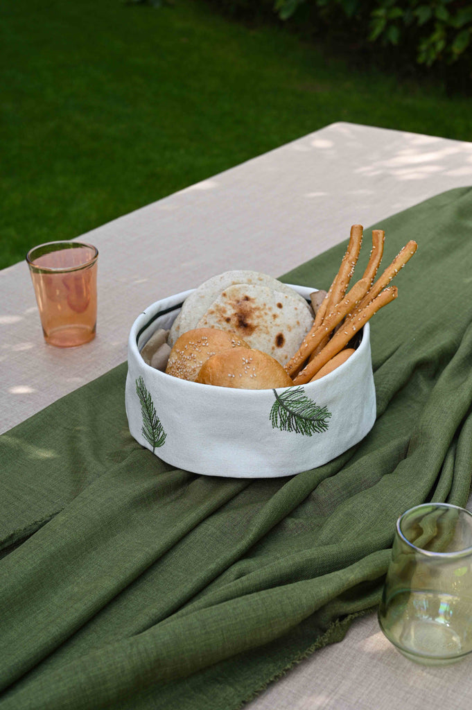 Spring Leaf Breadbasket