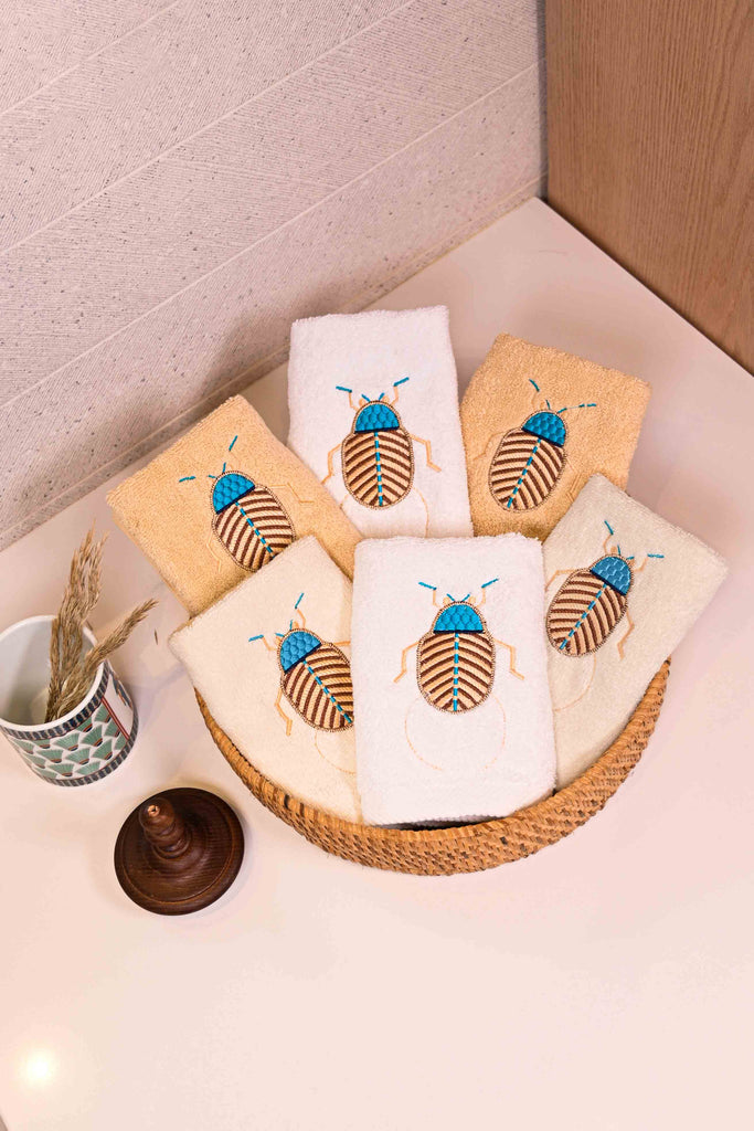 Scarab Guest Towel Set