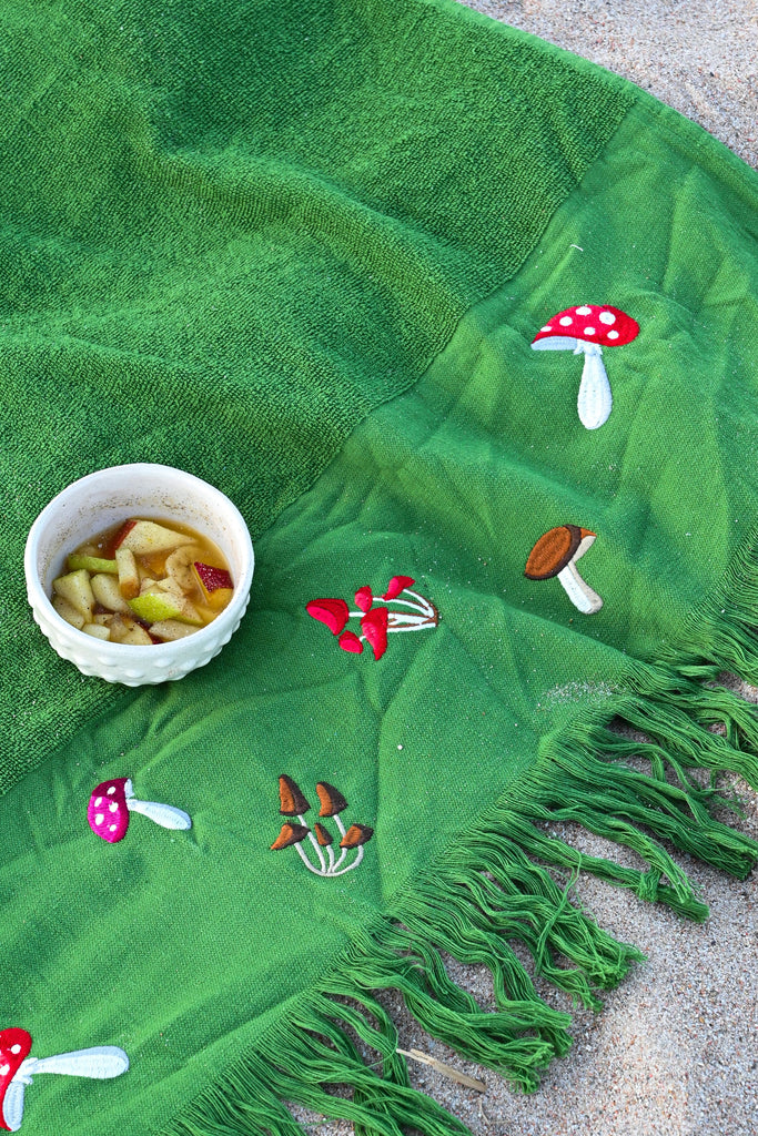 Mushroom Beach Towel