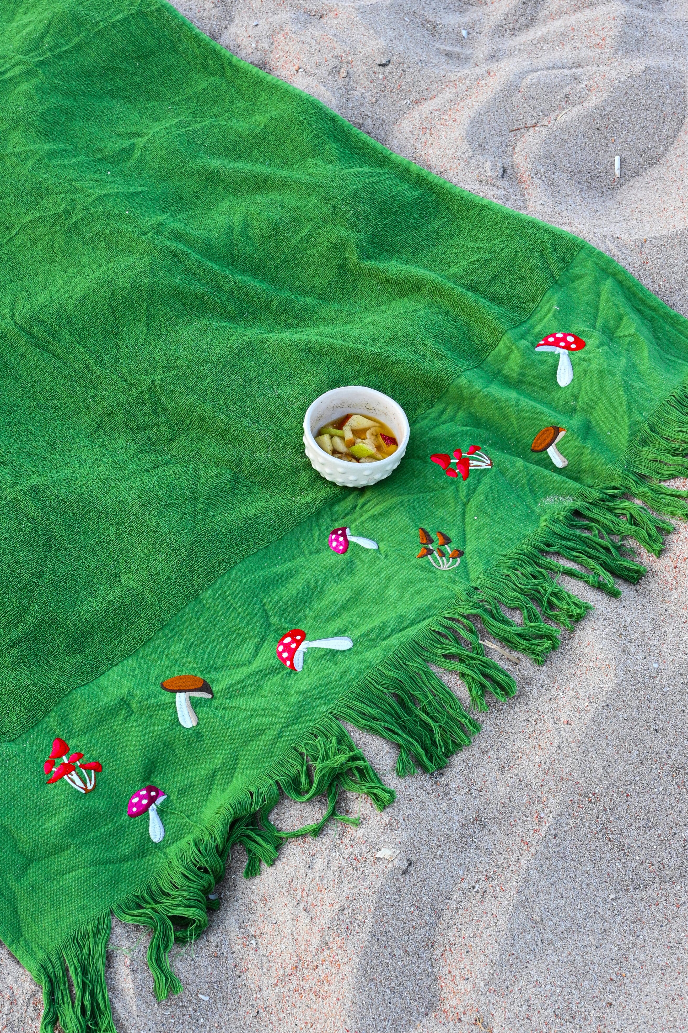 Mushroom Beach Towel