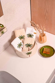 Palm Tree Guest Towel Set