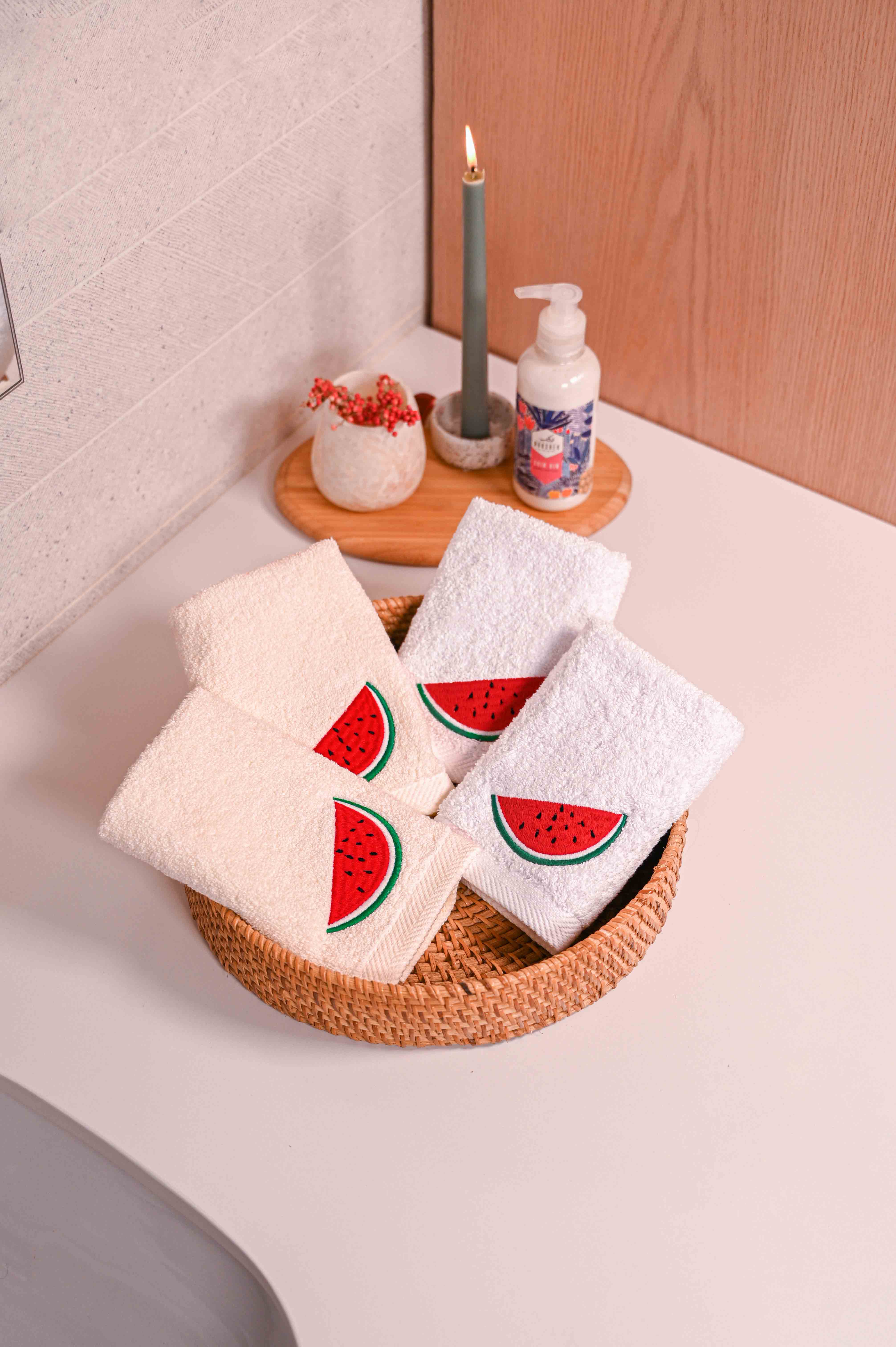 Watermelon Guest Towel Set
