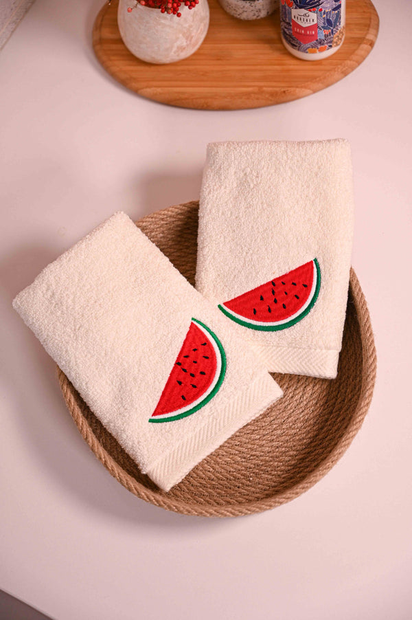 Watermelon Guest Towel Set