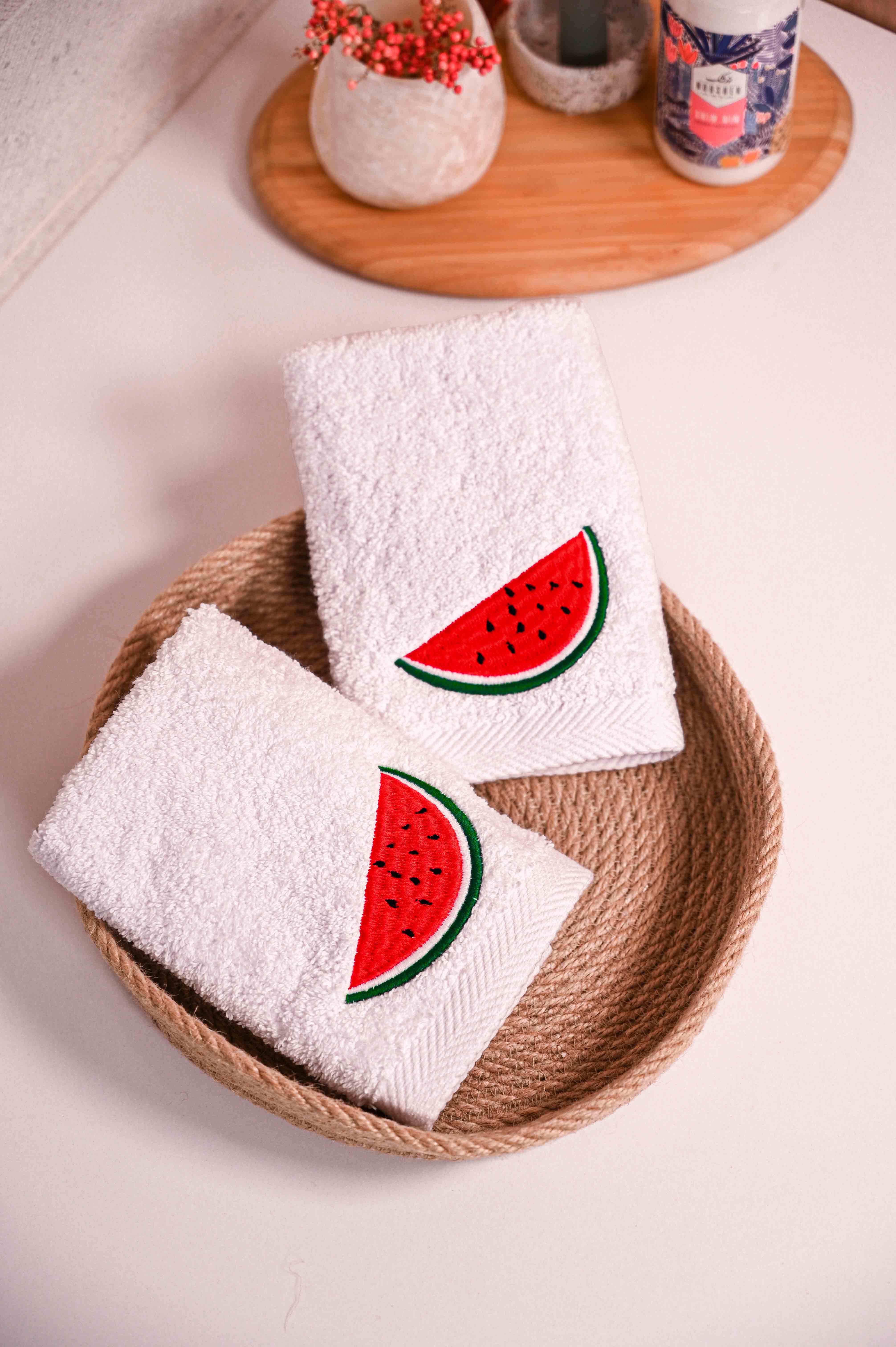 Watermelon Guest Towel Set