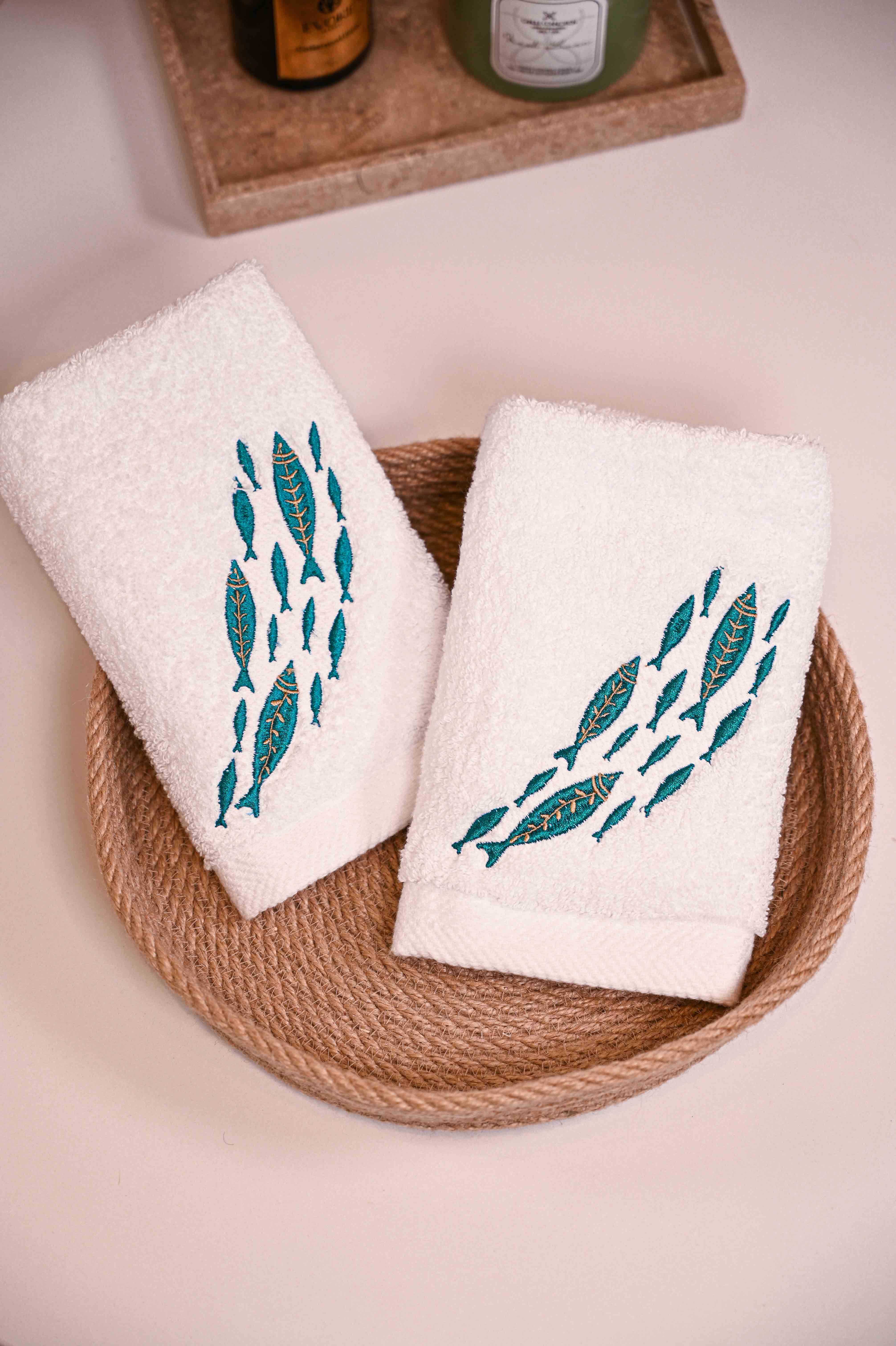 Marine Melody Guest Towel Set
