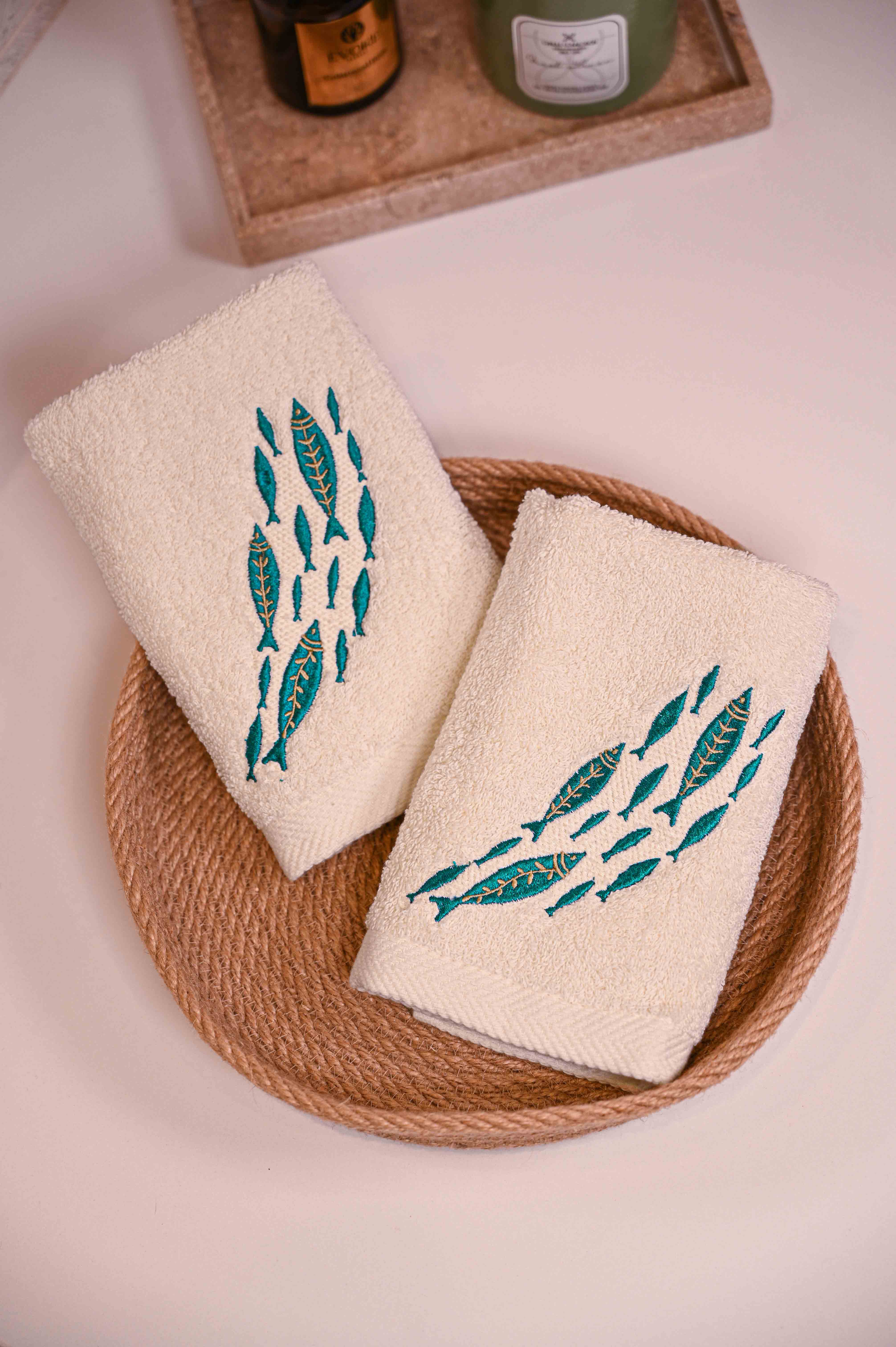 Marine Melody Guest Towel Set